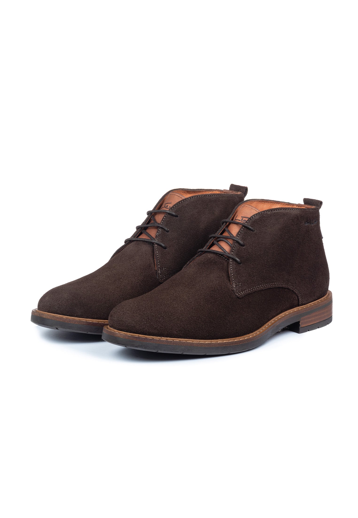 Donker bruin suède Boston boot