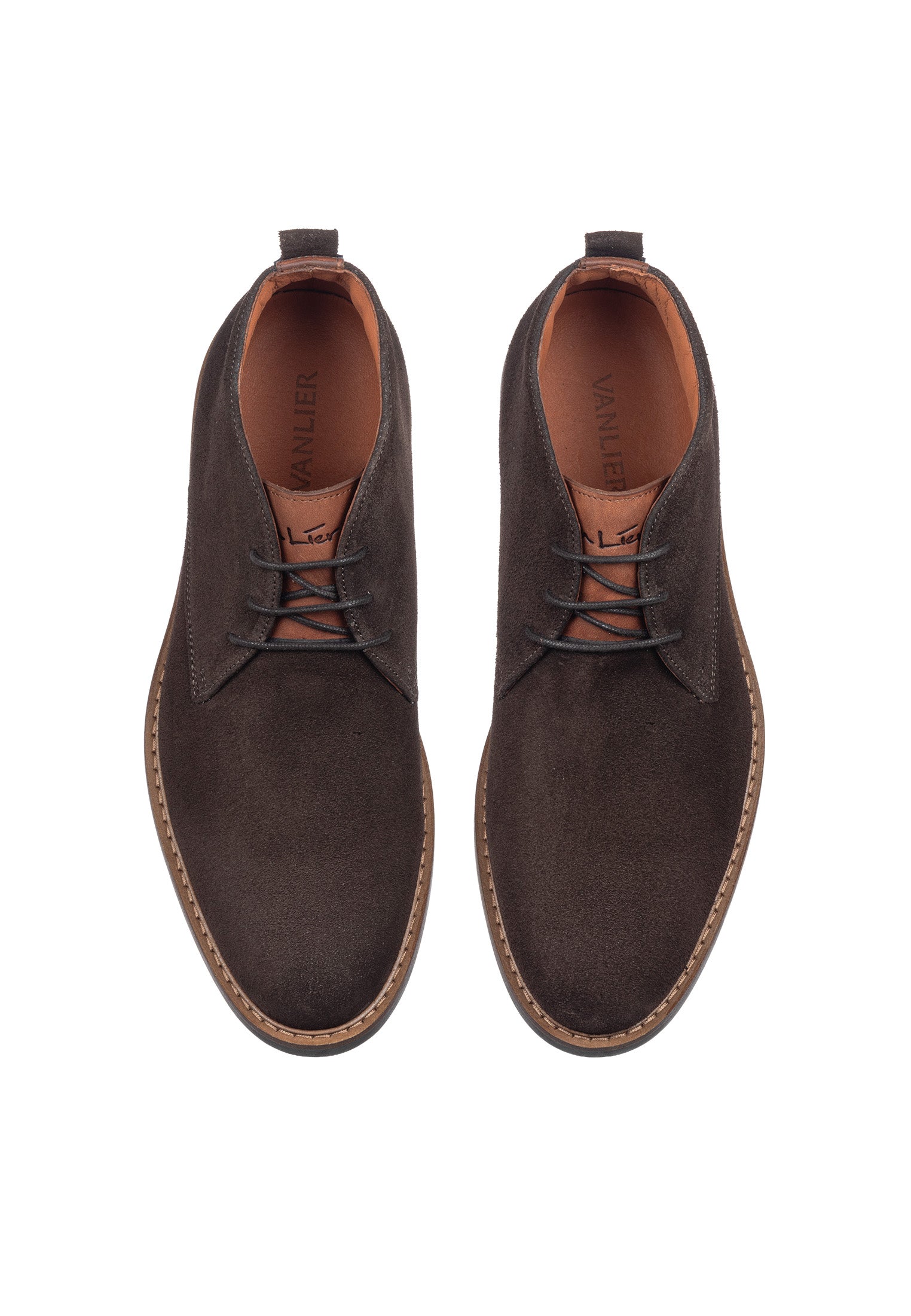 Donker bruin suède Boston boot