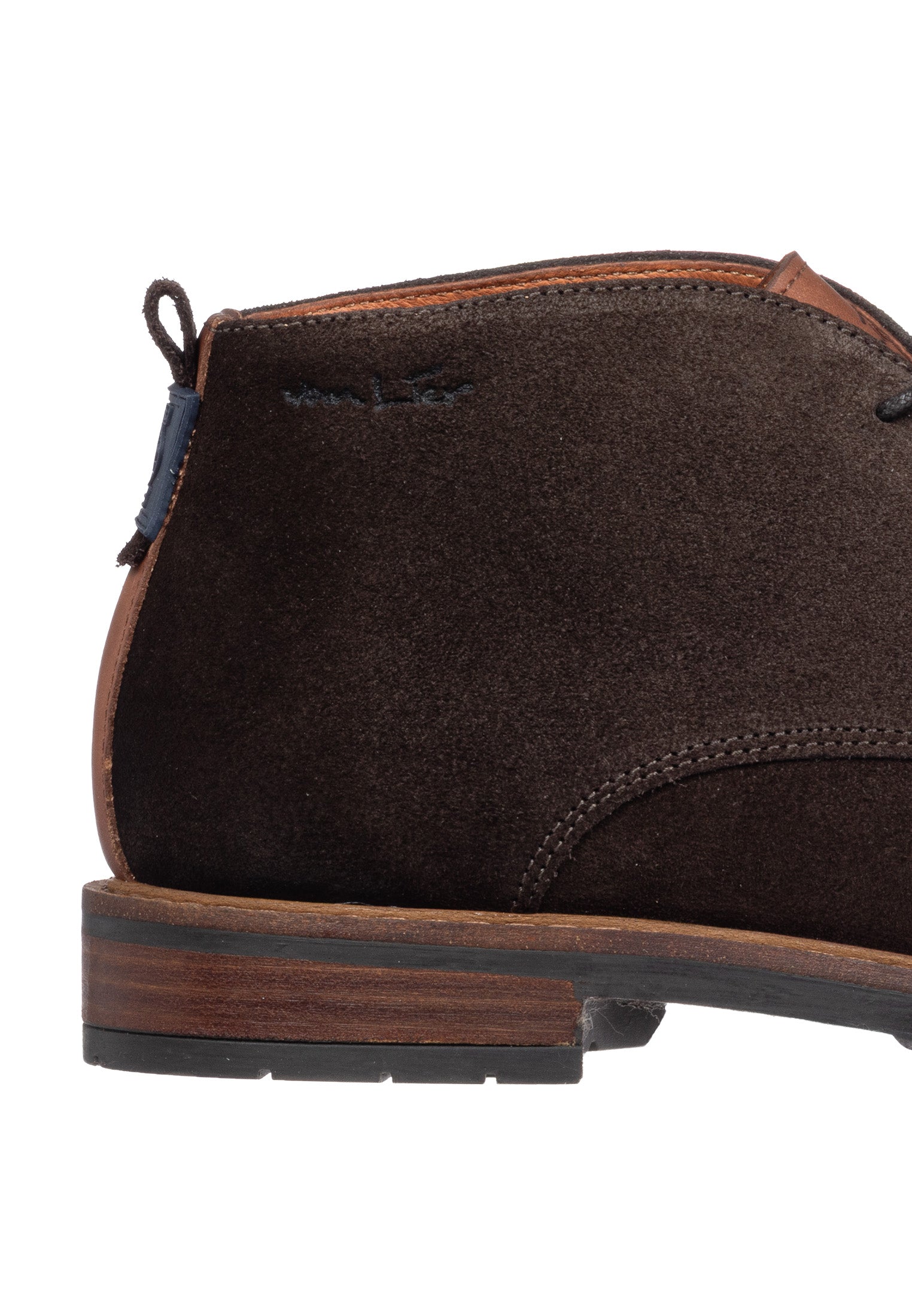 Donker bruin suède Boston boot