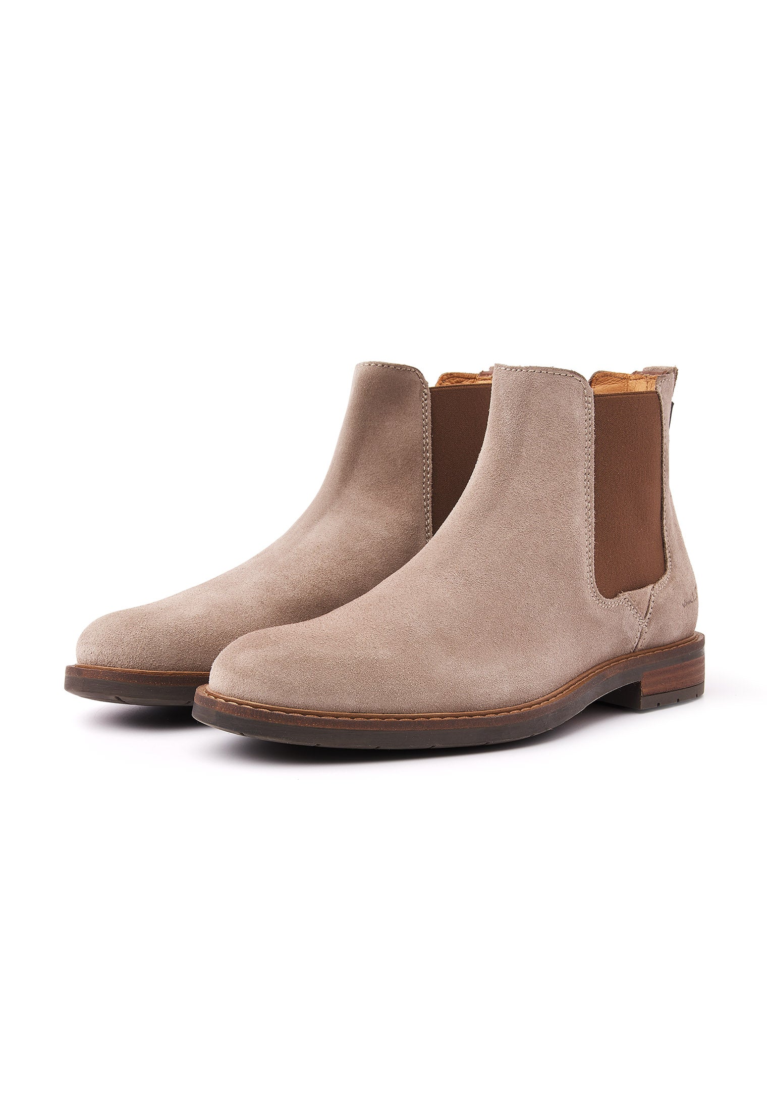Taupe suède Boston chelsea boot
