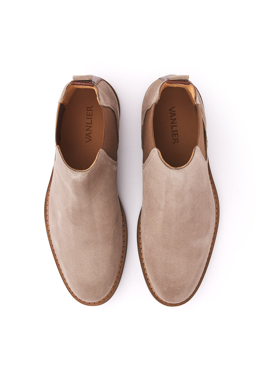Taupe suède Boston chelsea boot