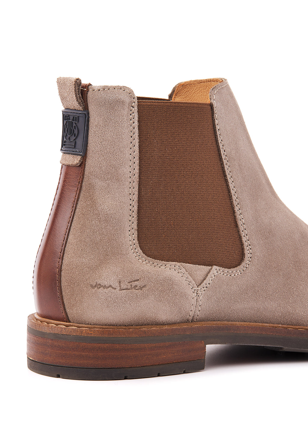 Taupe suède Boston chelsea boot