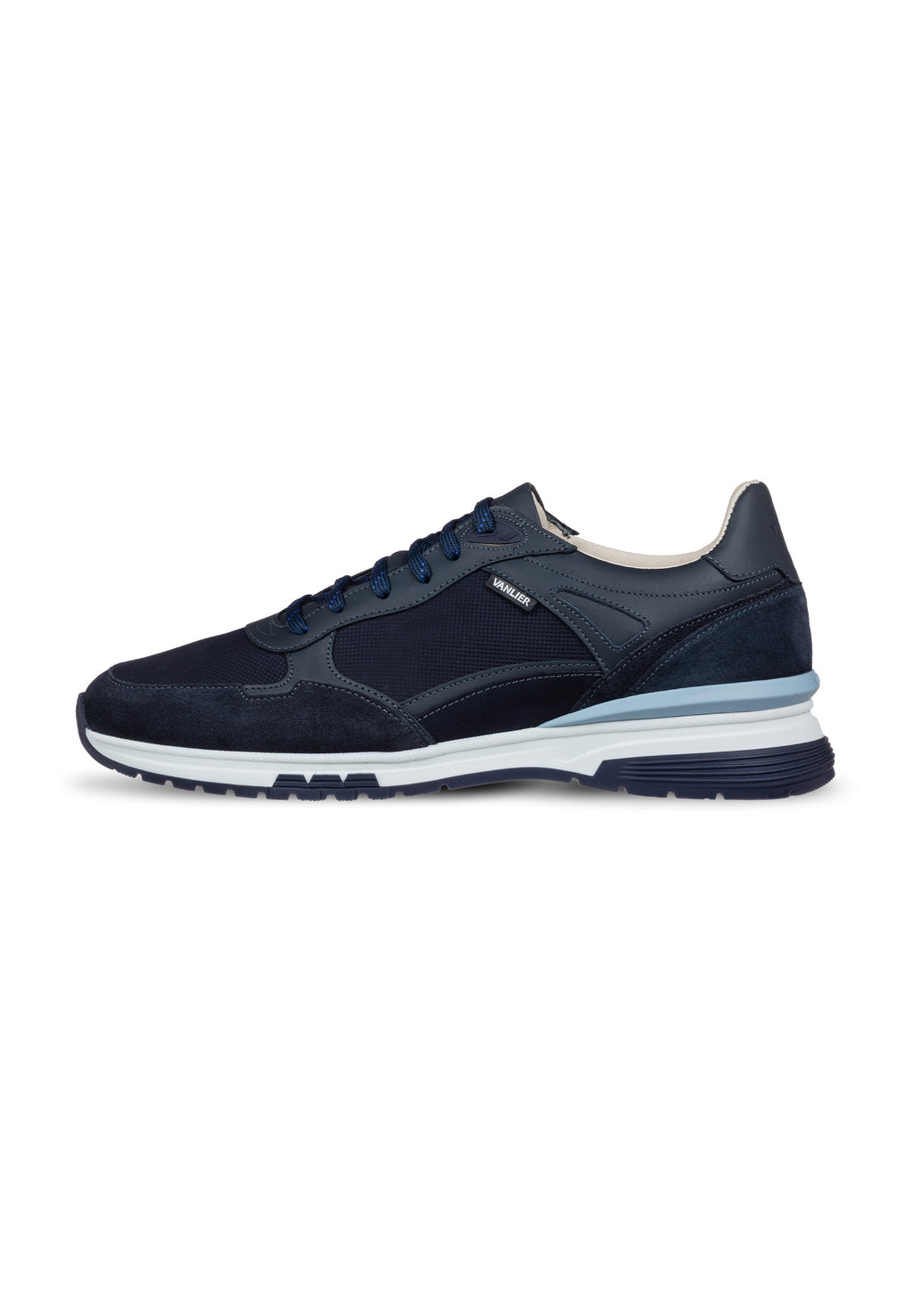 Blauw nubuck Veneto sneaker