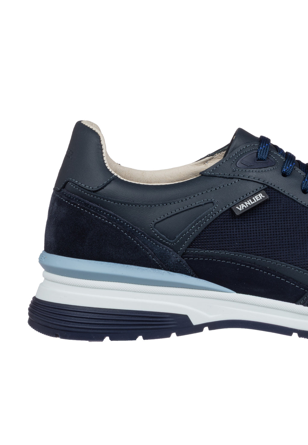 Blauw nubuck Veneto sneaker