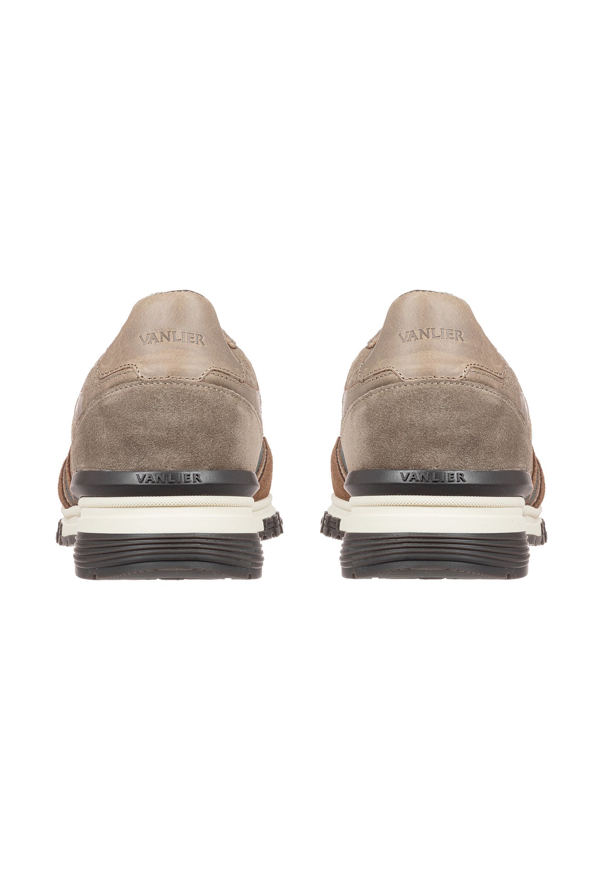 Taupe suède combi Veneto sneaker