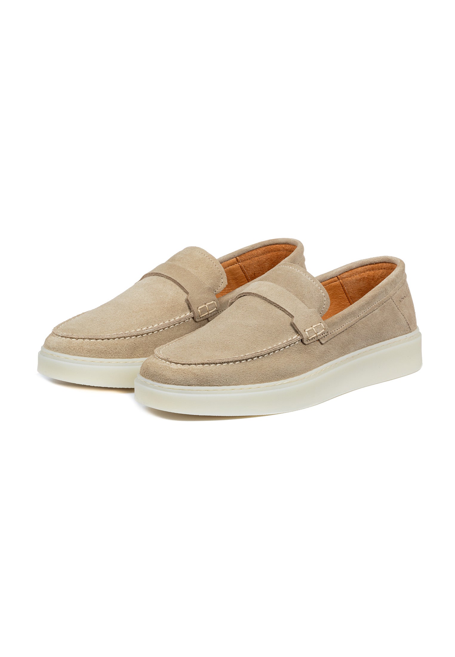 Beige suède Bari loafer