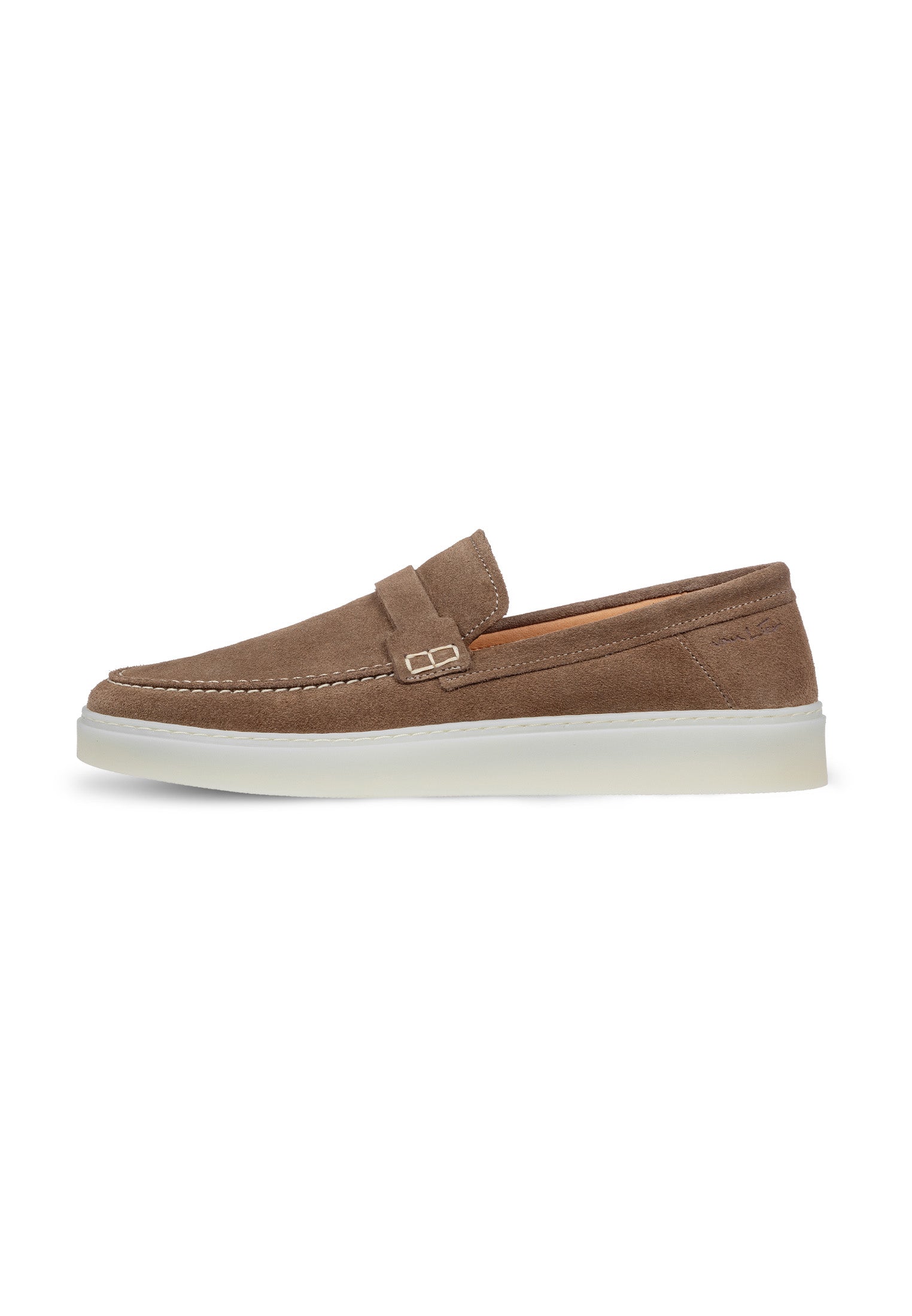 Taupe suède Bari loafer