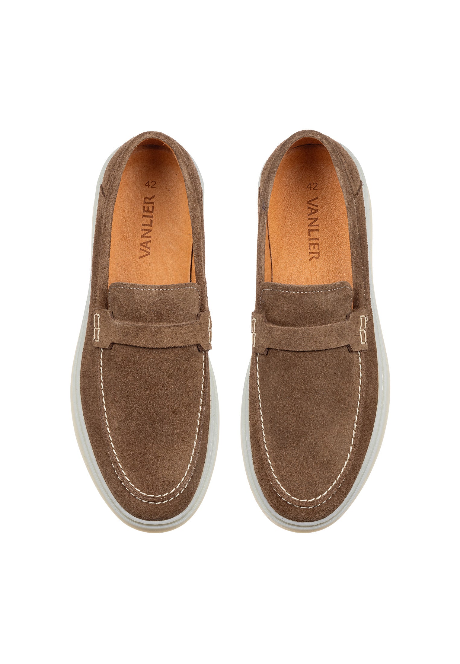 Taupe suède Bari loafer
