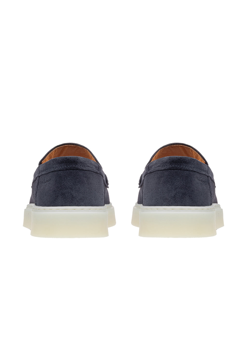 Navy blauw suède Bari loafer