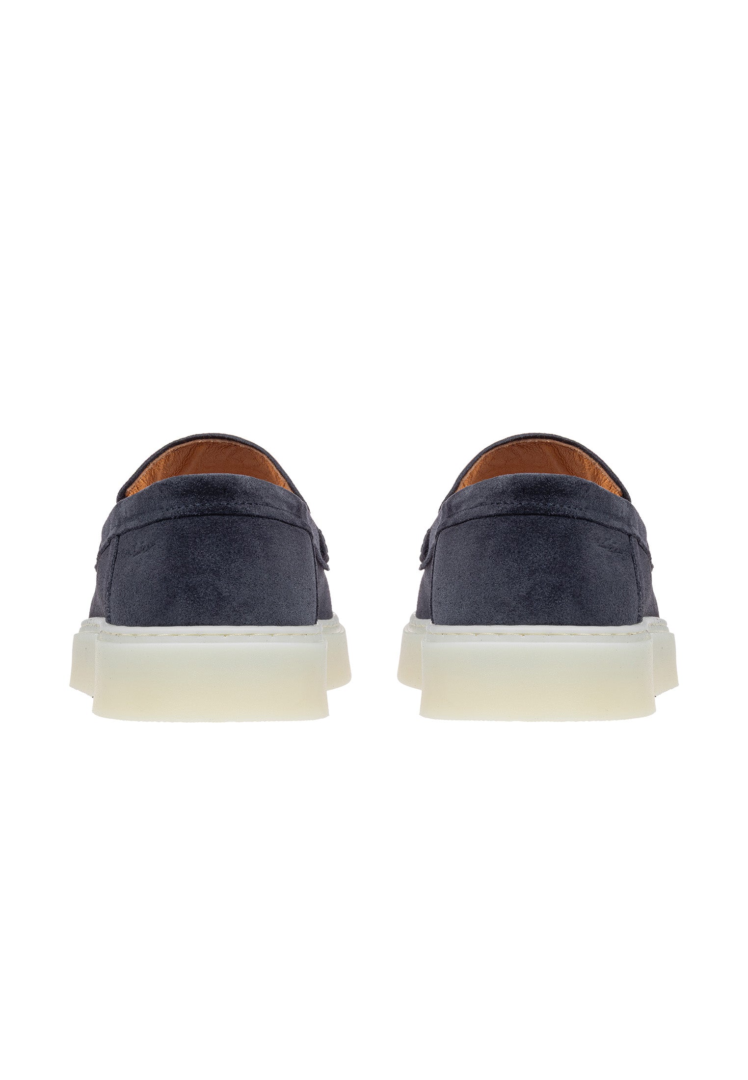 Navy blauw suède Bari loafer