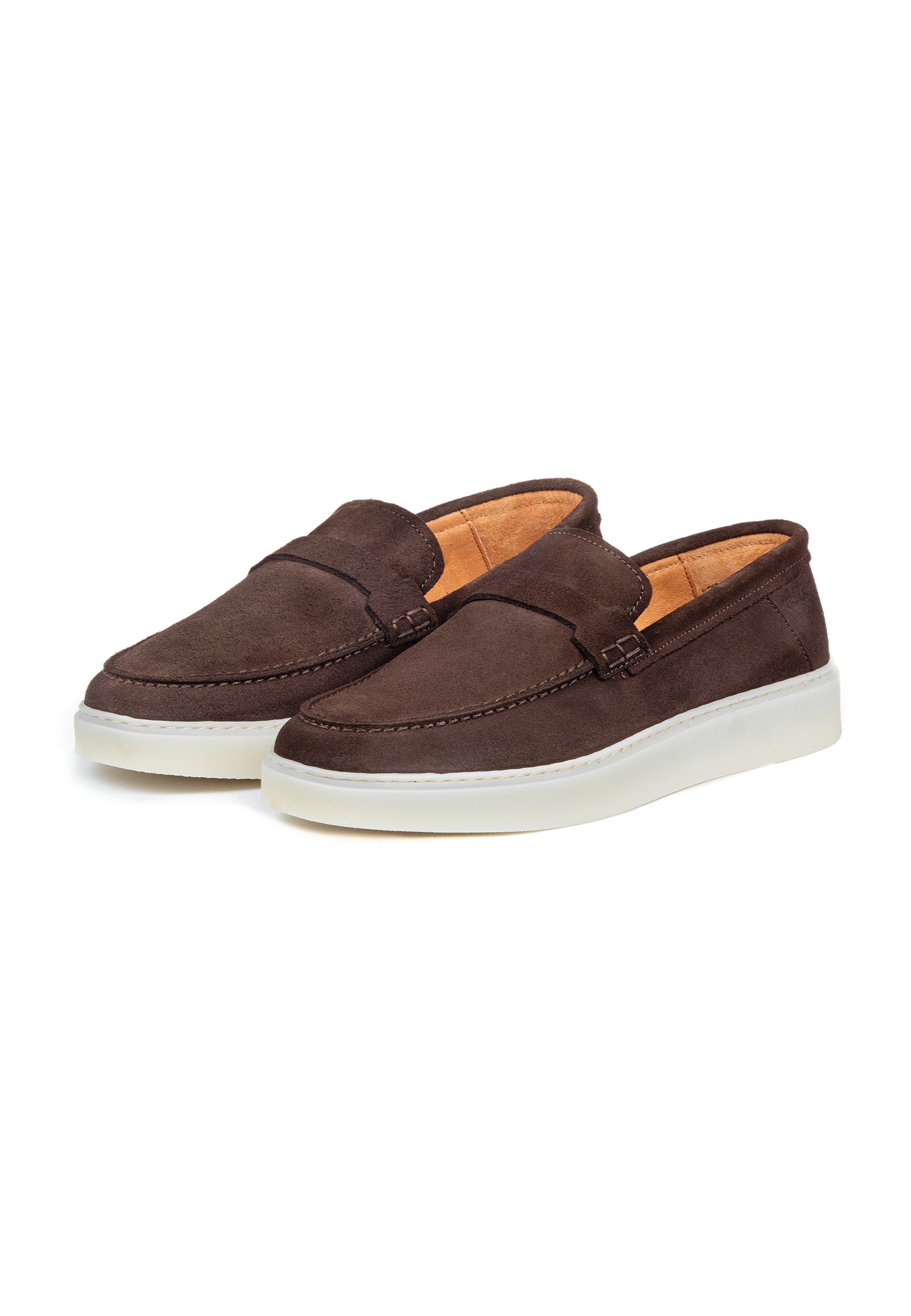 Bruin suède Bari loafer