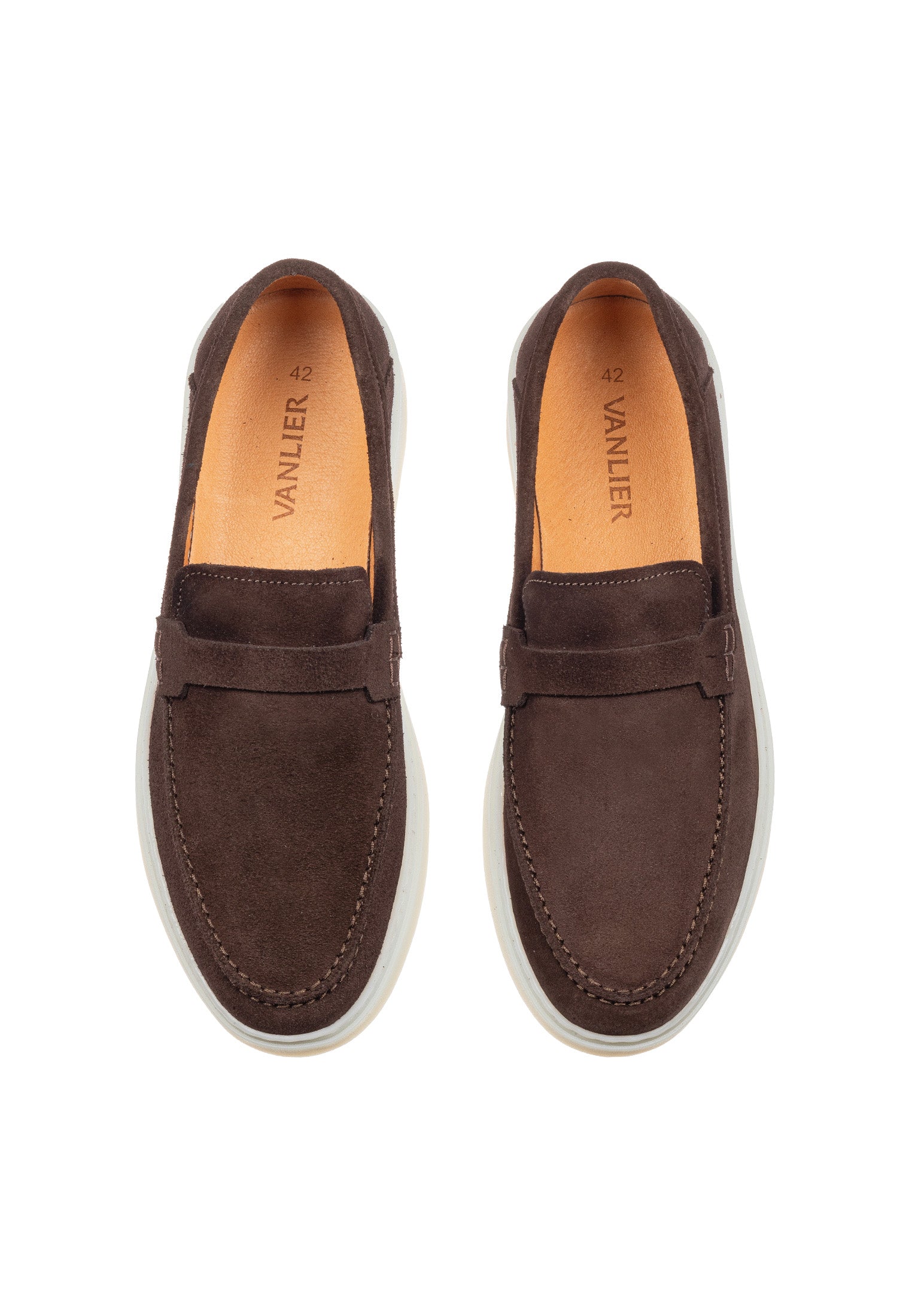 Bruin suède Bari loafer