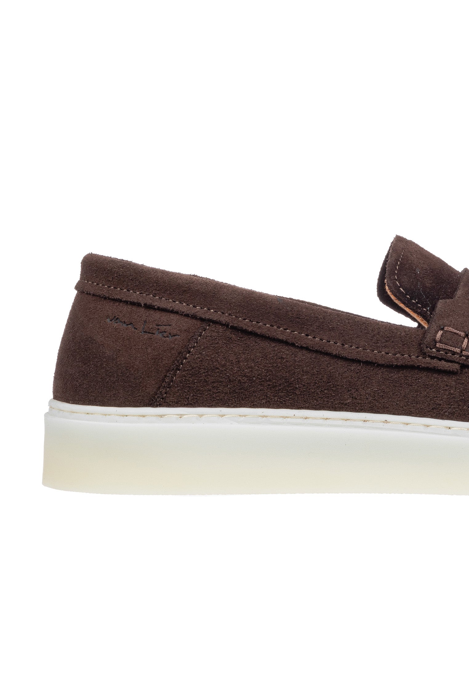 Bruin suède Bari loafer