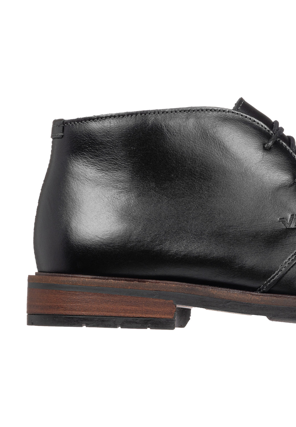 Zwart gladleren Boston boot