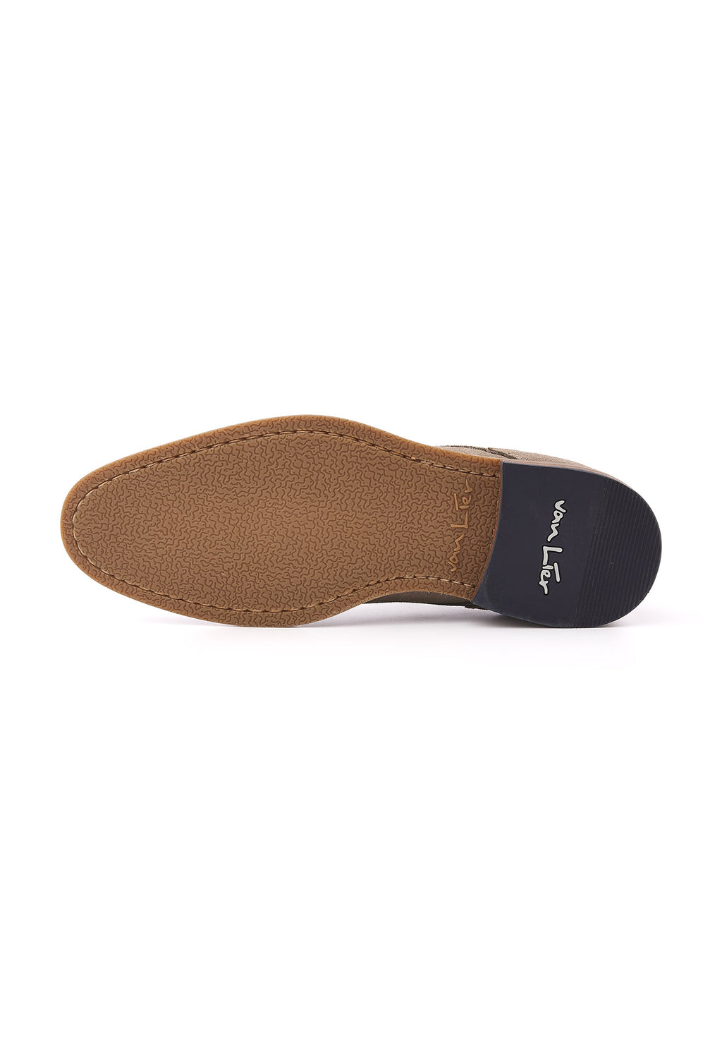 Taupe suède Sabinus veterschoen