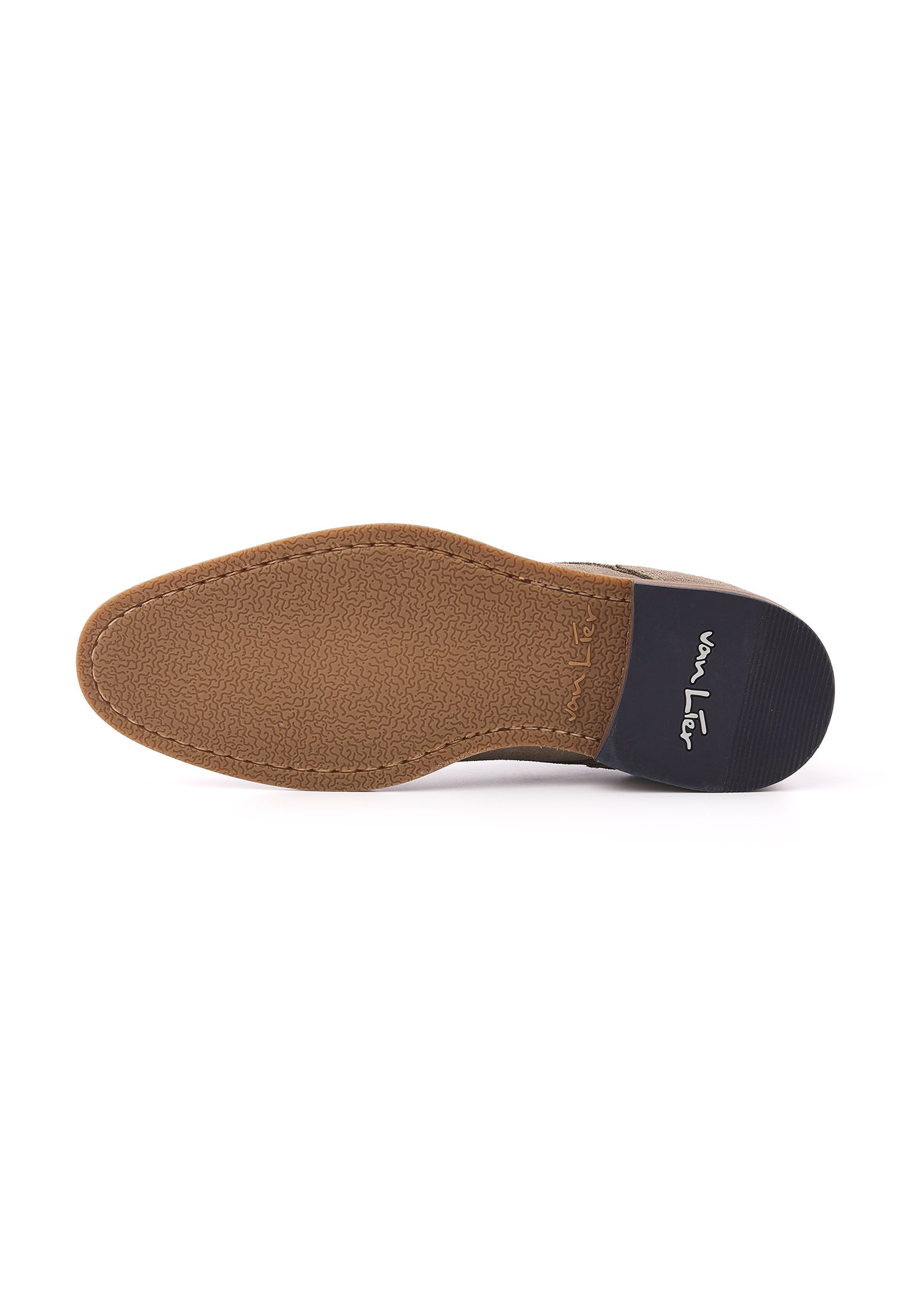 Taupe suède Sabinus veterschoen