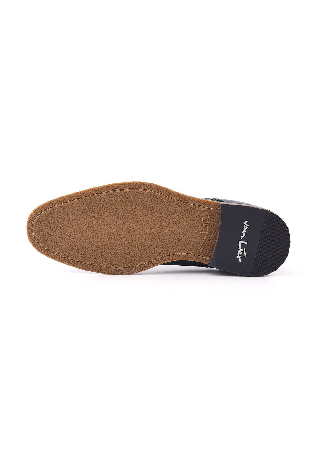 Navy blauw gladleren Sabinus veterschoen