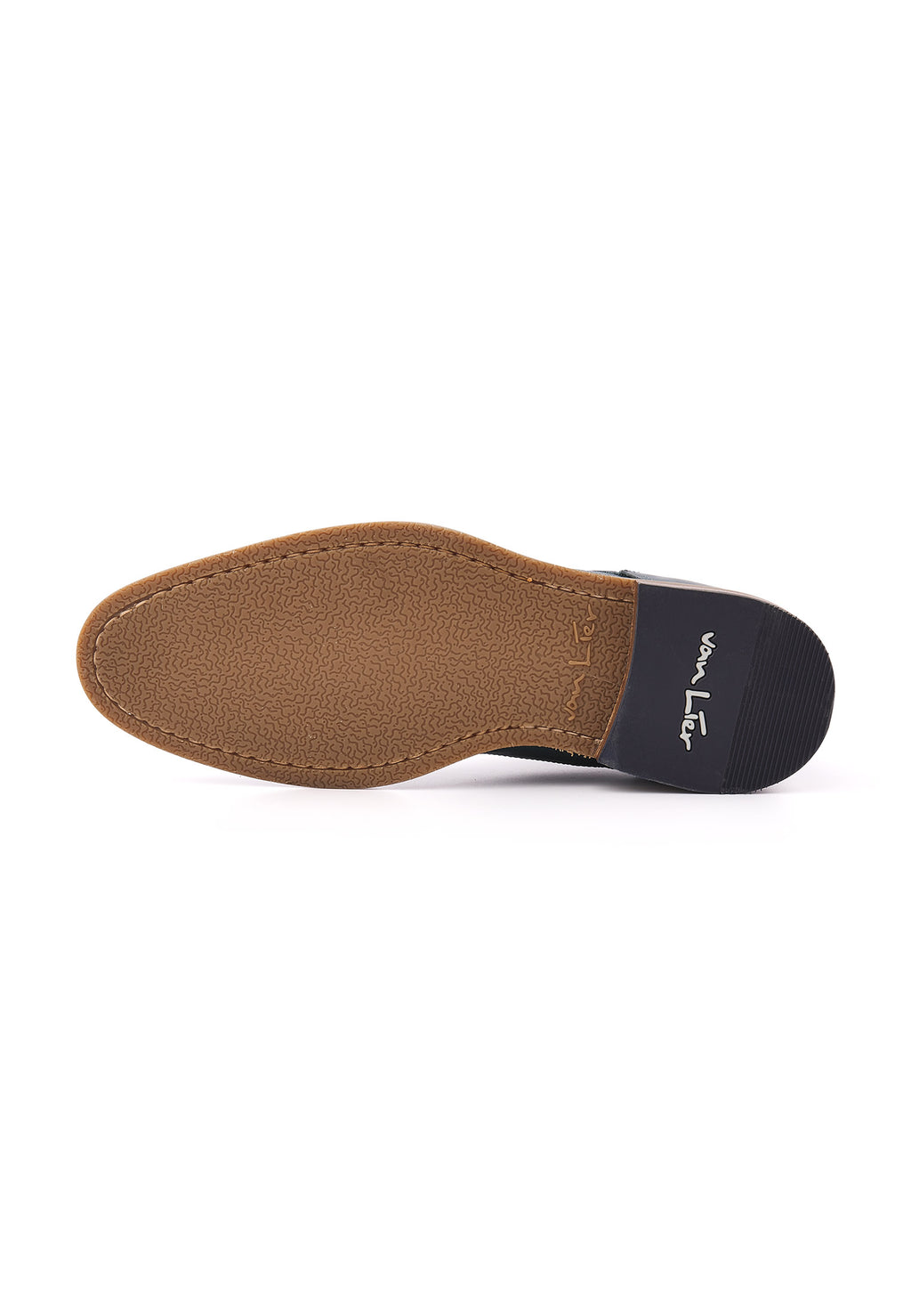 Navy blauw gladleren Sabinus halfhoge veterschoen