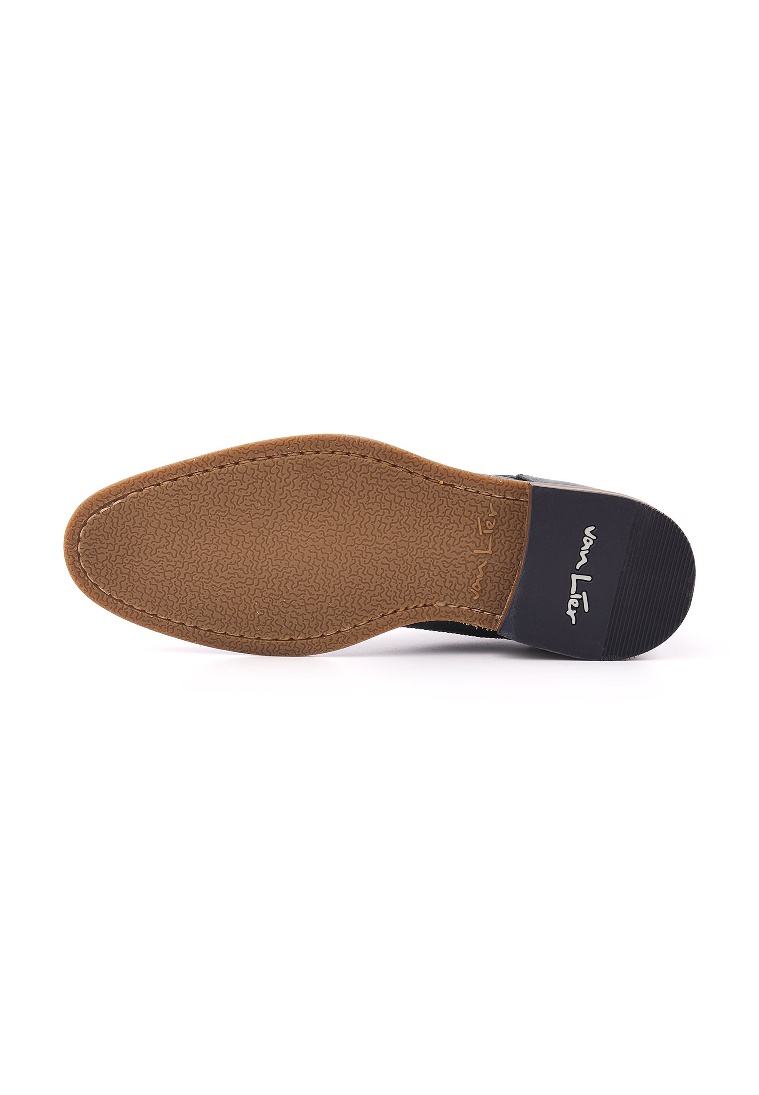 Navy blauw gladleren Sabinus halfhoge veterschoen