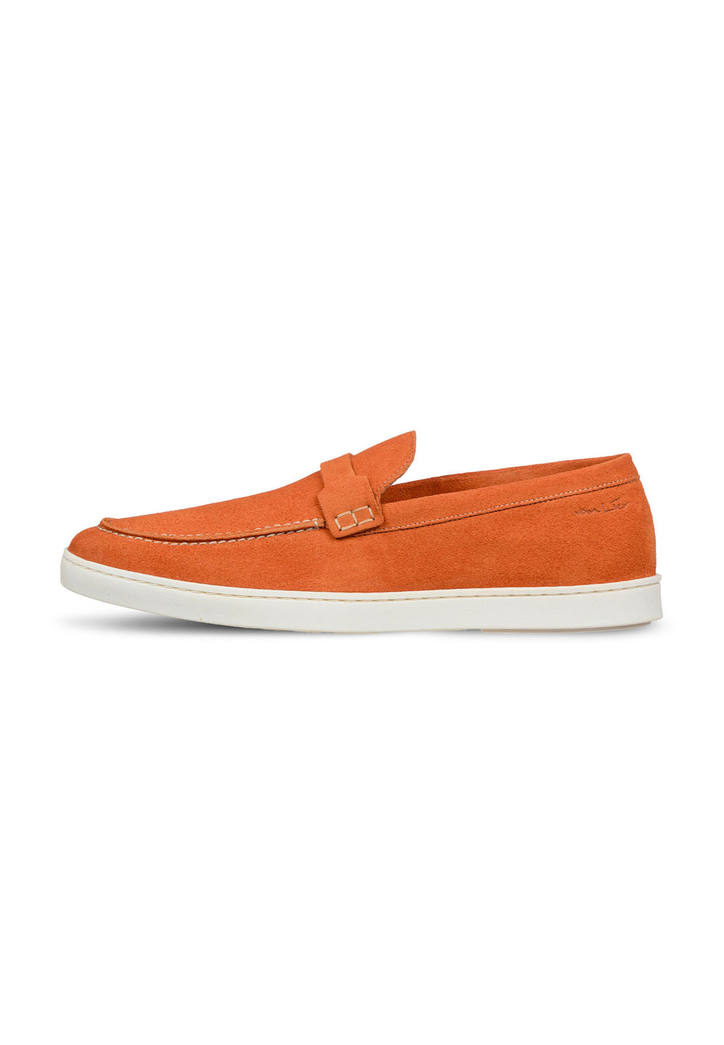 Oranje suède Lugano-H loafer