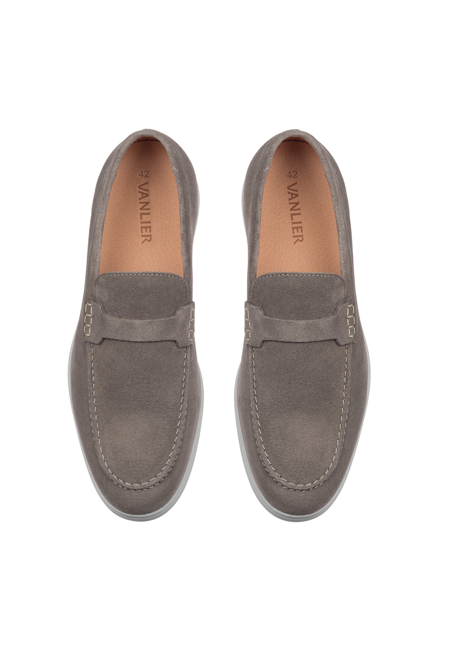 Taupe suède Ascona-H loafer