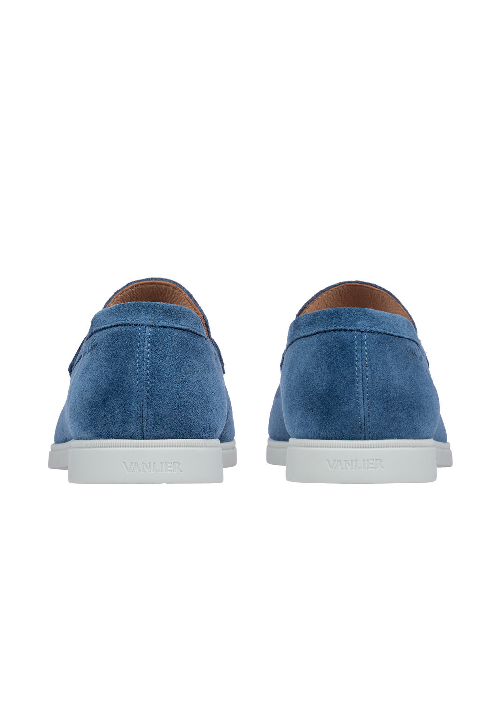 Blauw suède Ascona-H loafer
