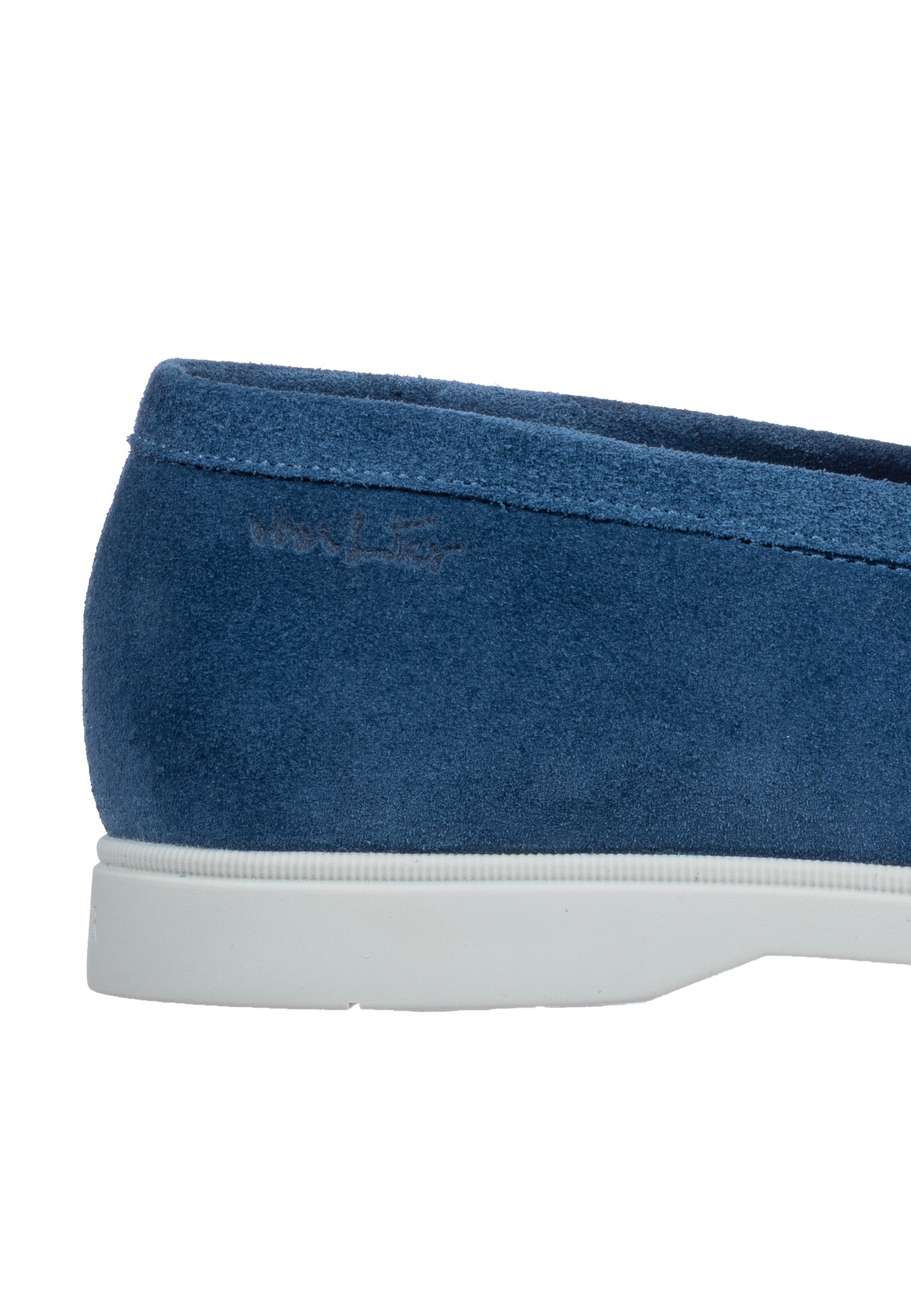 Blauw suède Ascona-H loafer