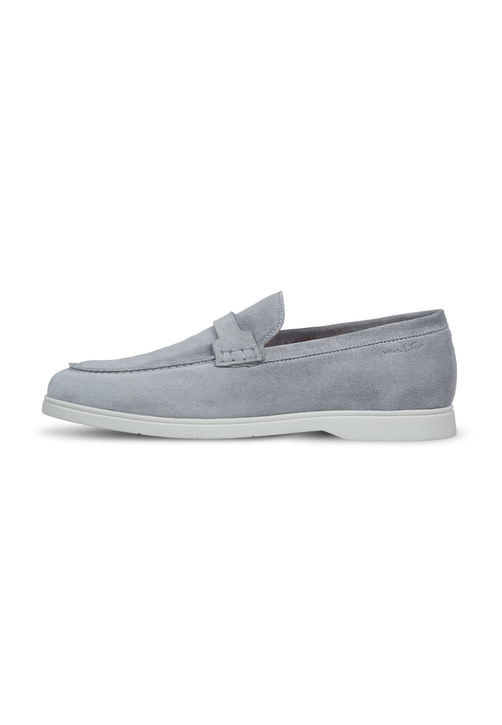 Licht grijs suède Ascona-H loafer