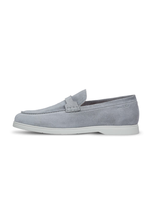 Licht grijs suède Ascona-H loafer