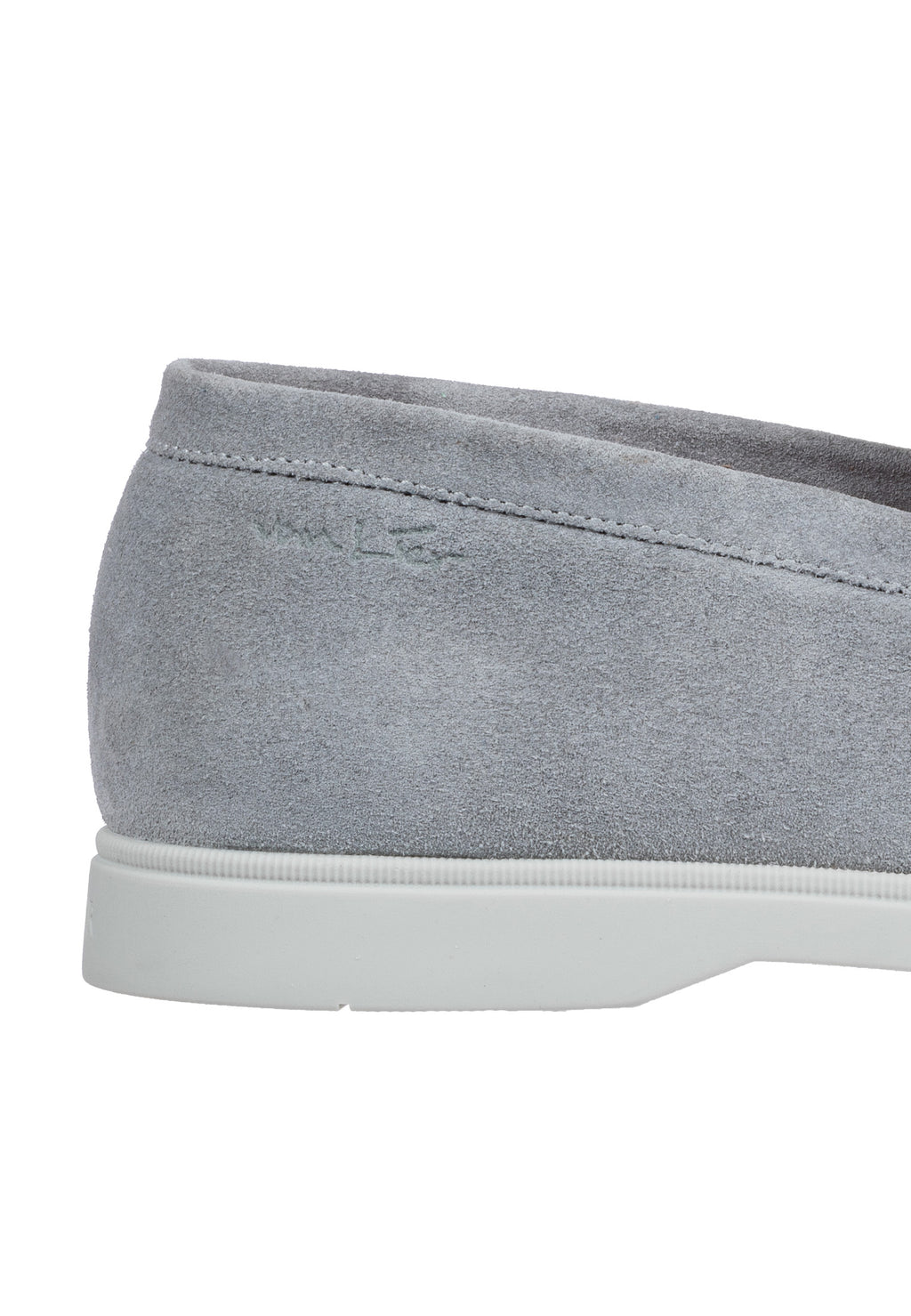Licht grijs suède Ascona-H loafer