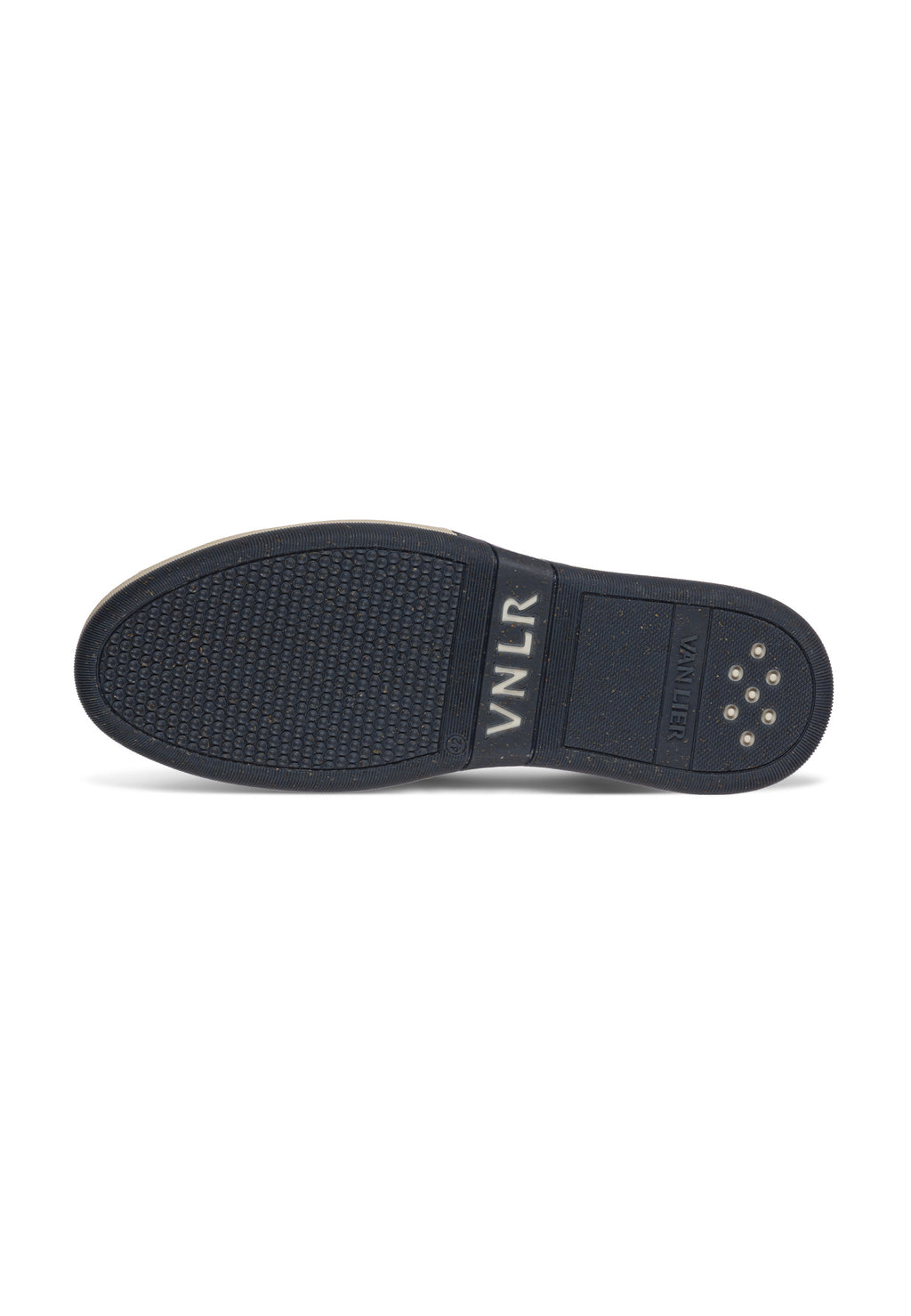Navy blauw gladleren Retro sneaker