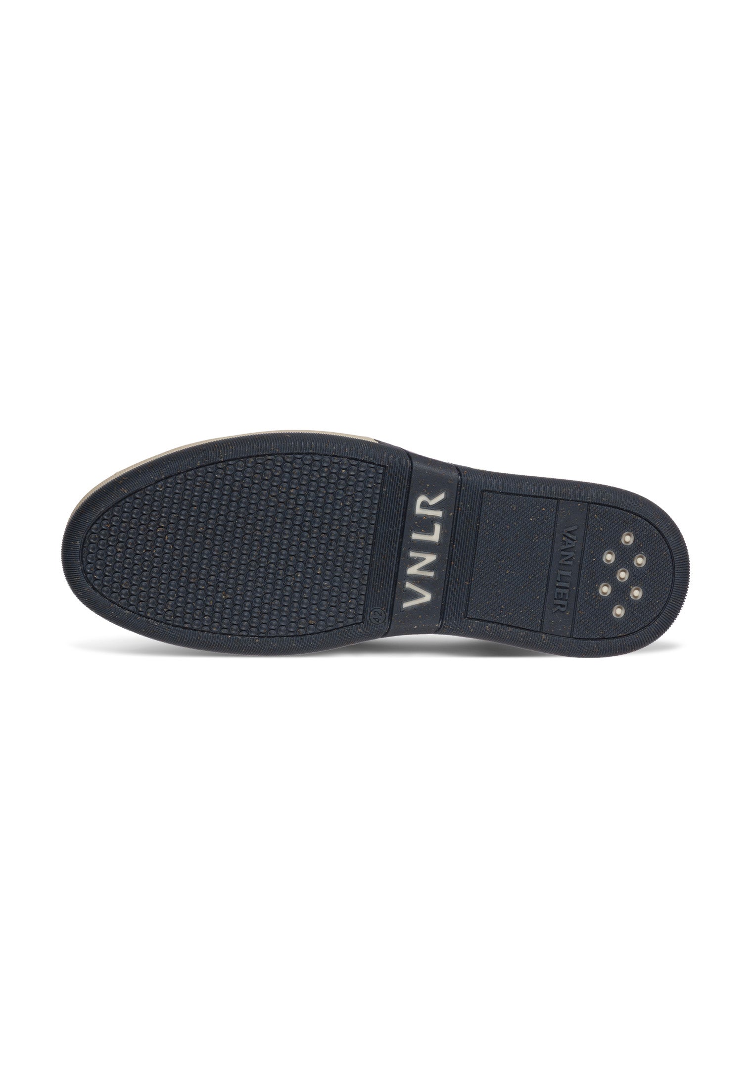 Navy blauw gladleren Retro sneaker