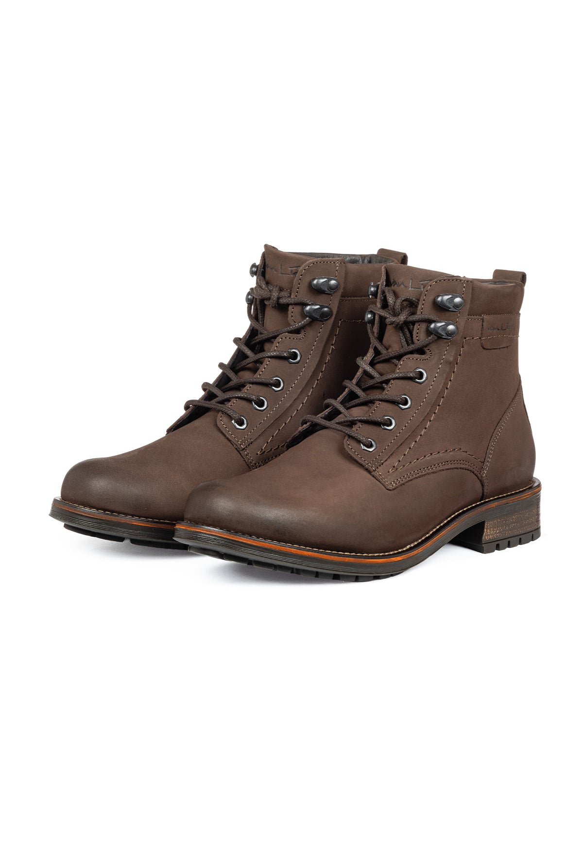 Bruin nubuck Fritz boot