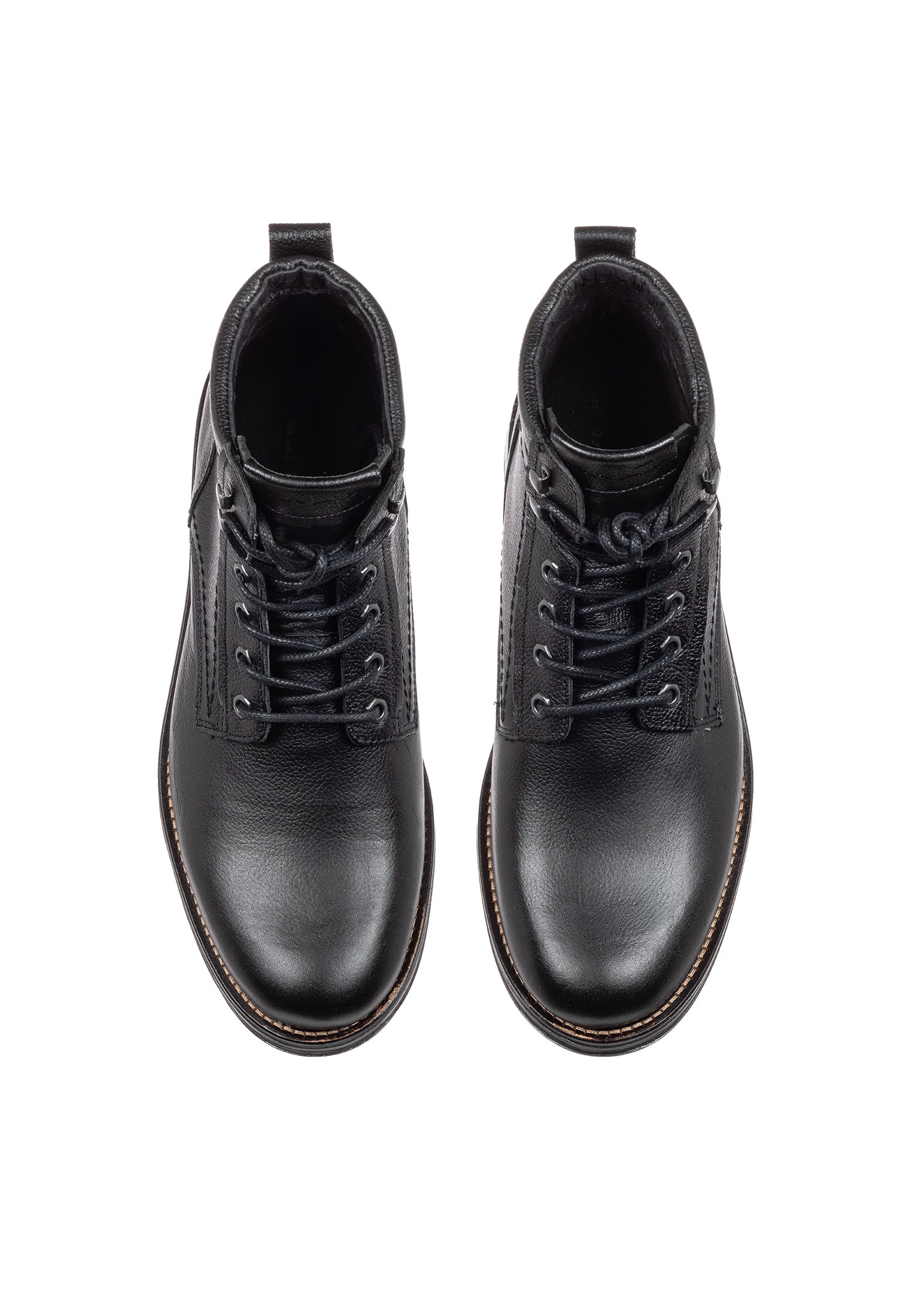 Zwart gladleren Fritz boot