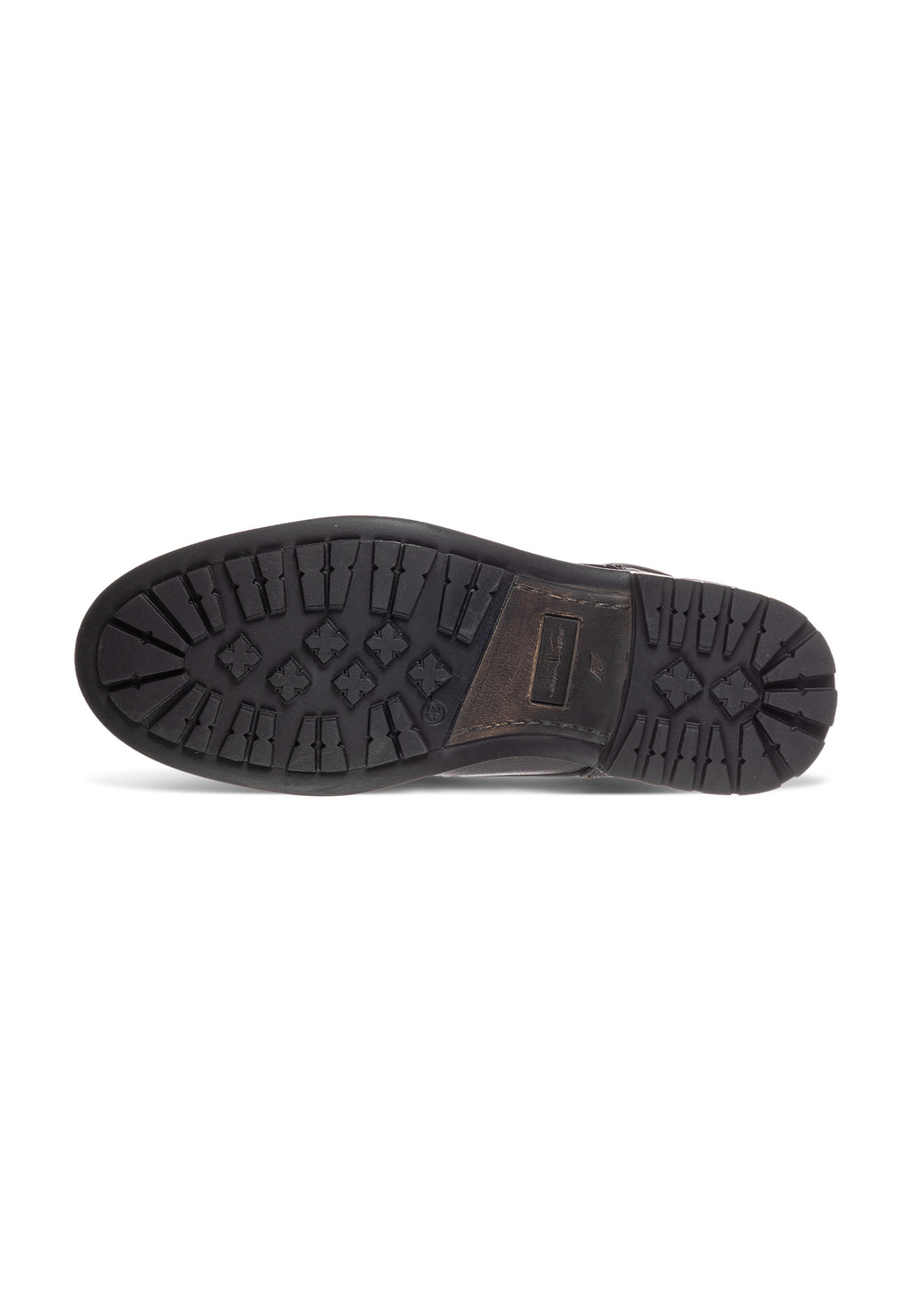 Zwart gladleren Fritz boot