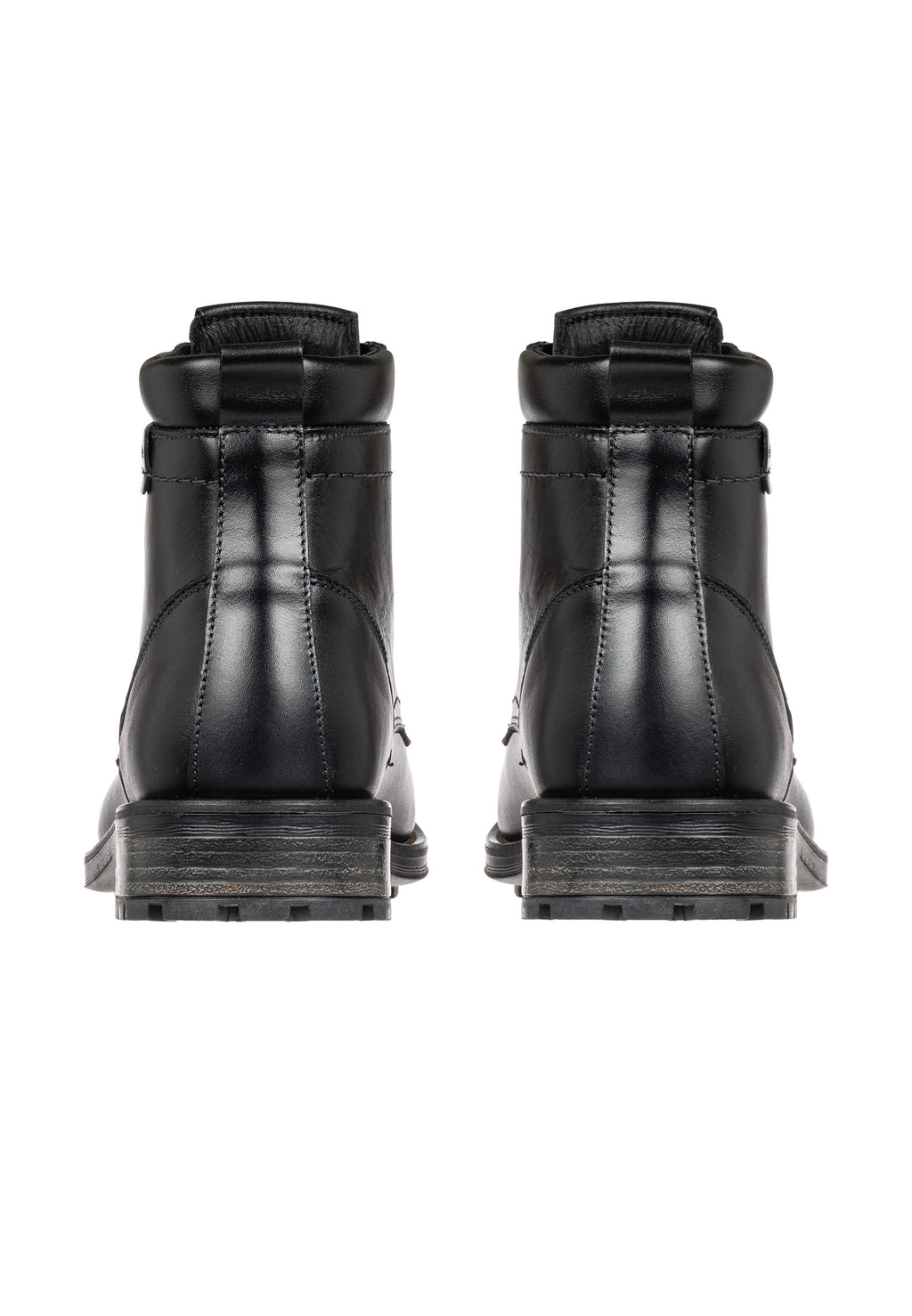 Zwart gladleren Fritz boot