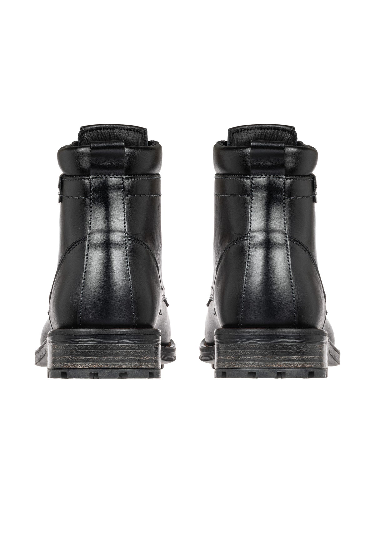 Zwart gladleren Fritz boot