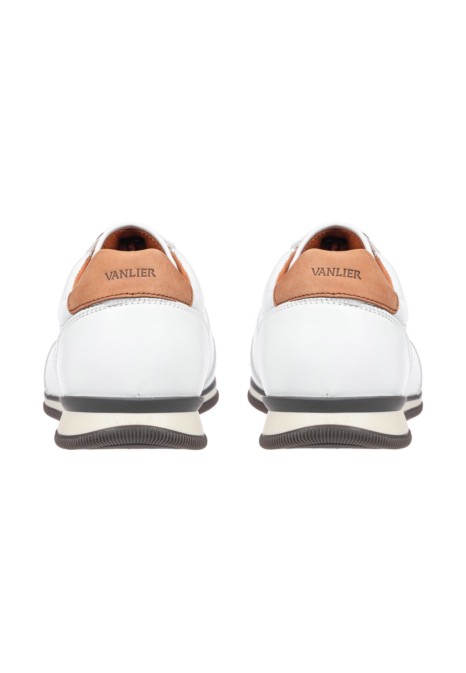 Wit gladleren Magnus sneaker