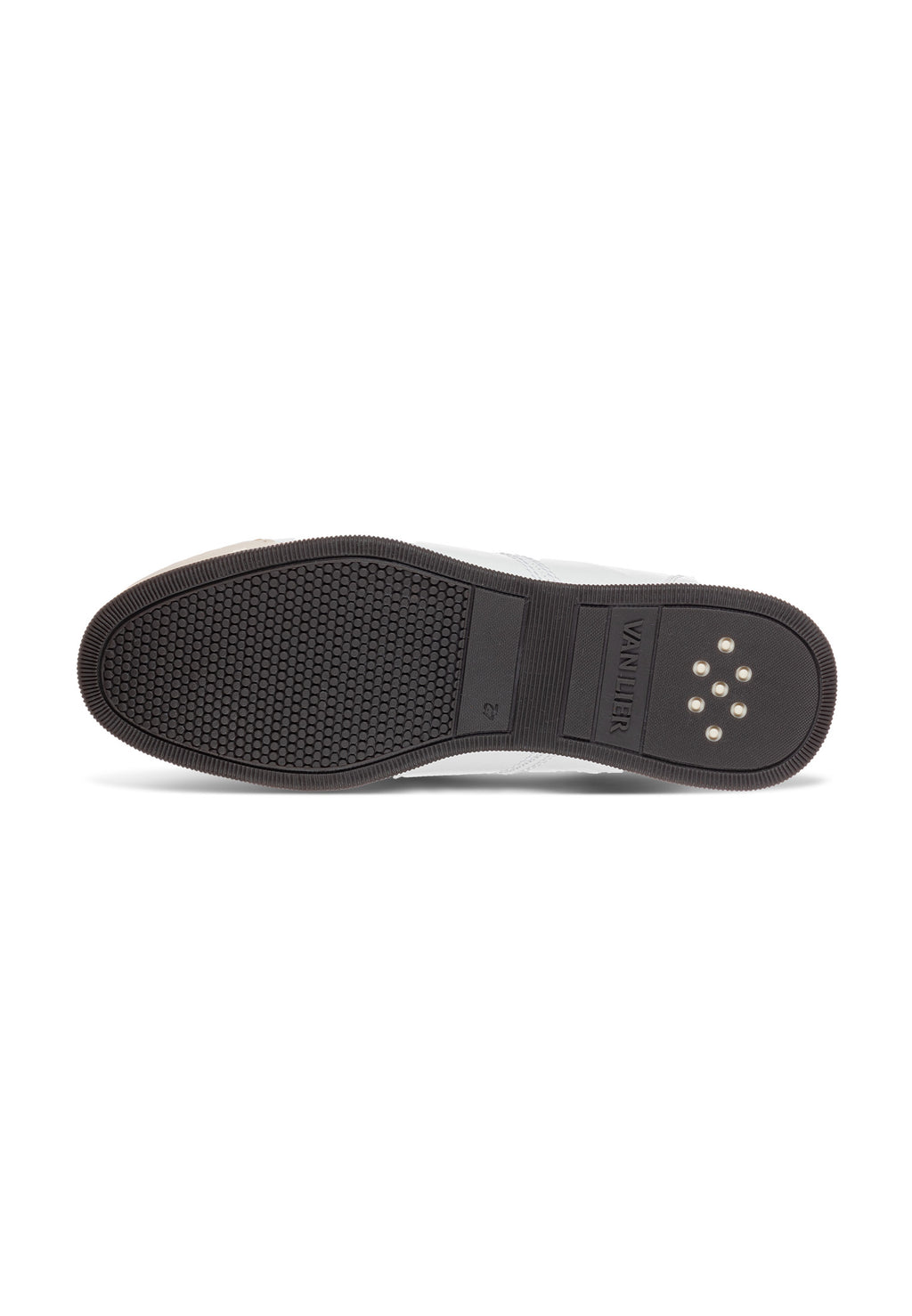 Wit gladleren Magnus sneaker