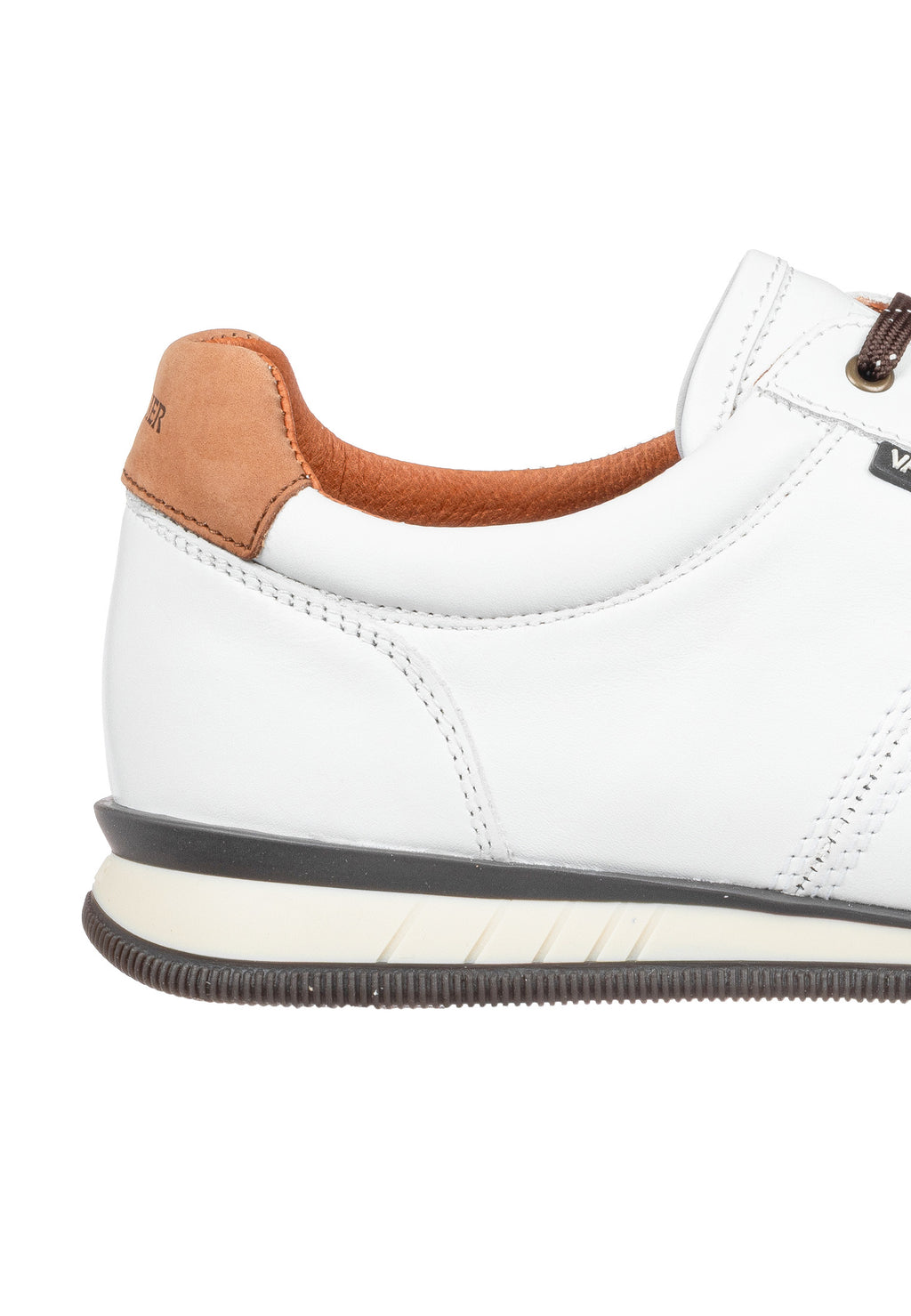Wit gladleren Magnus sneaker