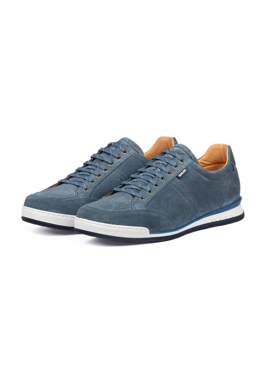 Metal blauw suède Magnus sneaker