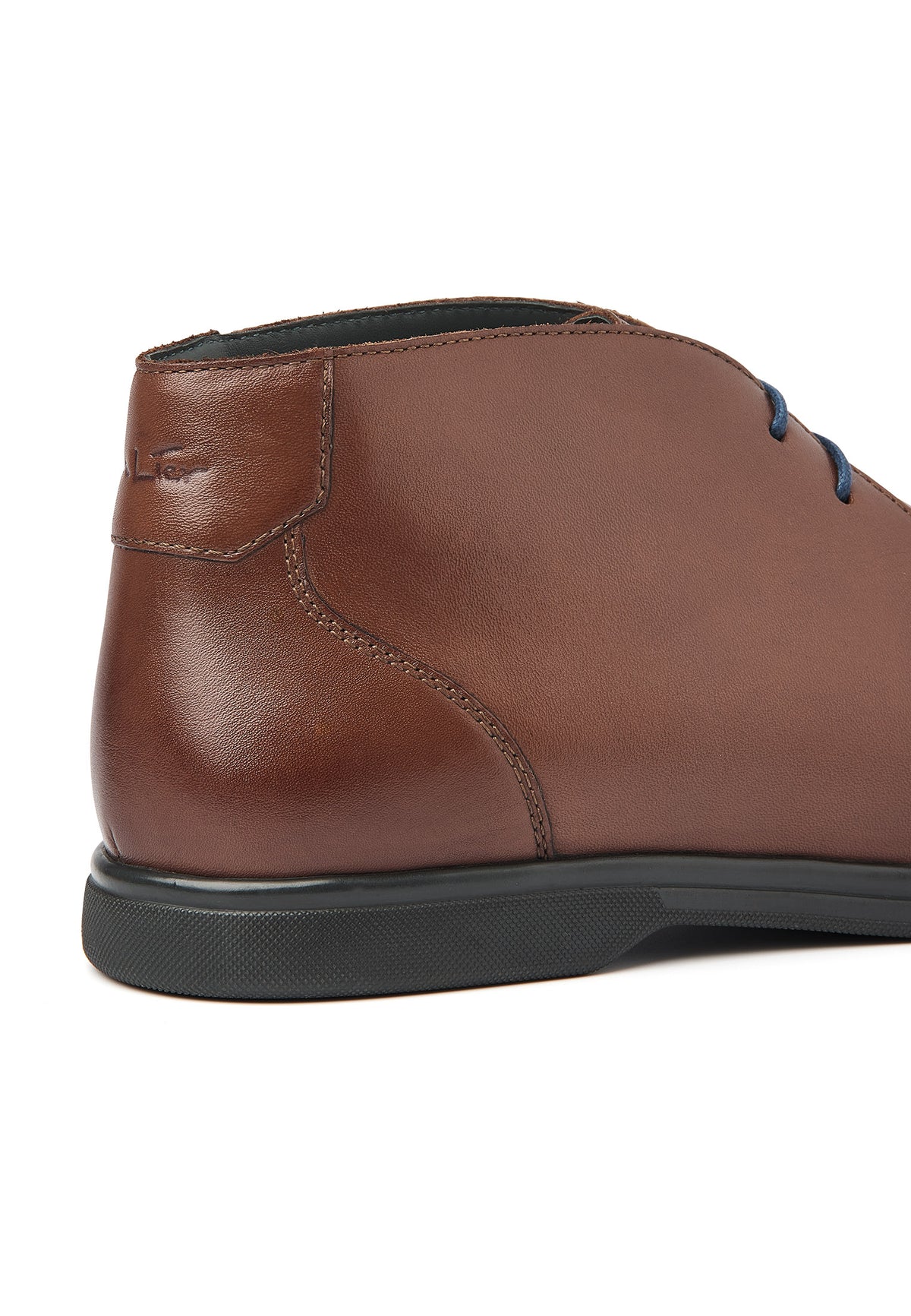 Bruin gladleren Riva boot