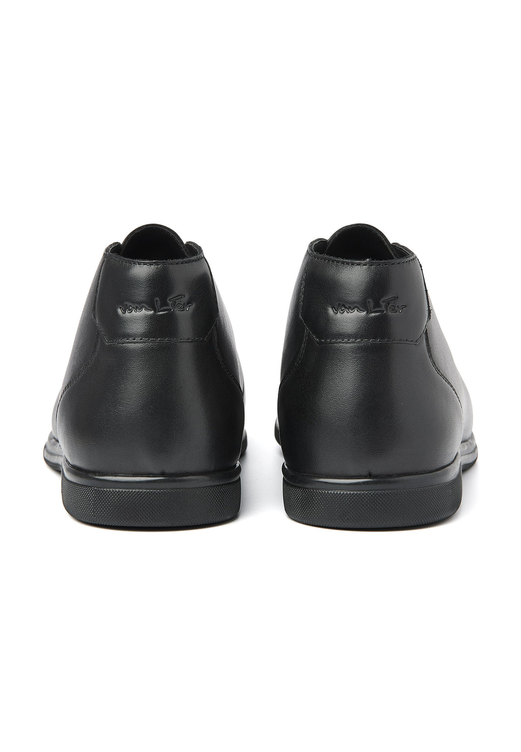 Zwart gladleren Riva boot
