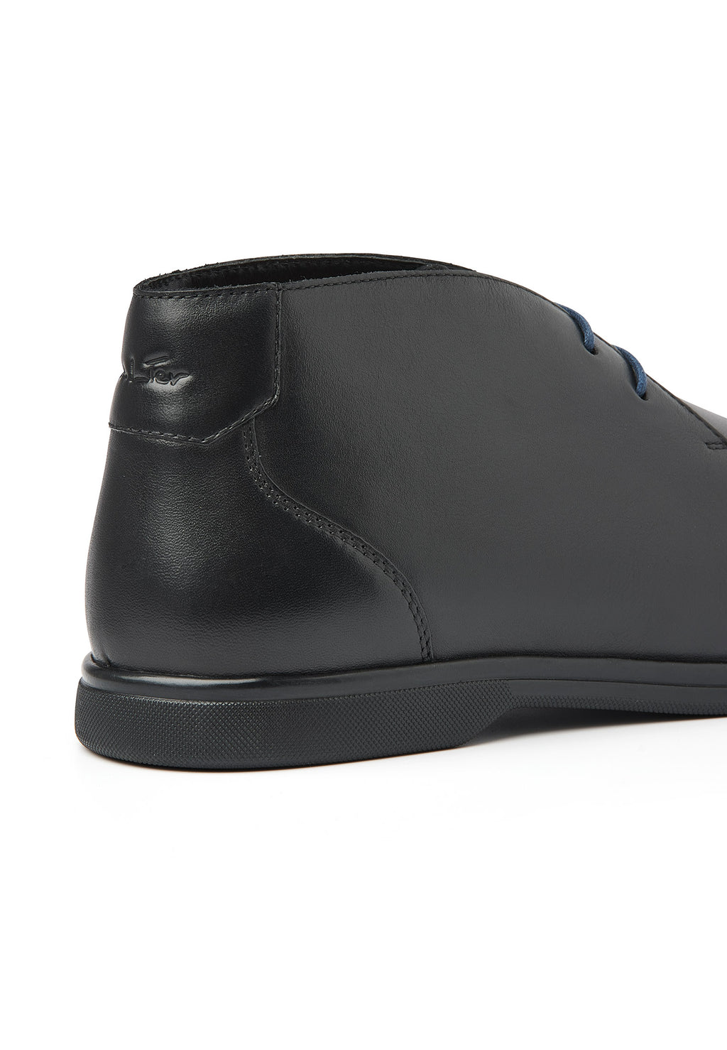 Zwart gladleren Riva boot