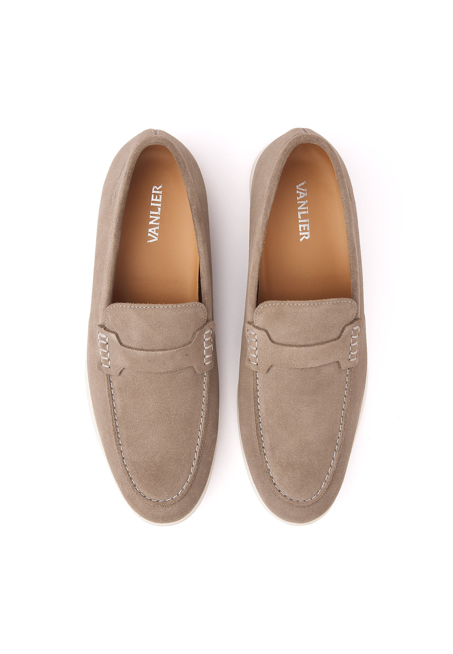 Zand beige suède Riva loafer