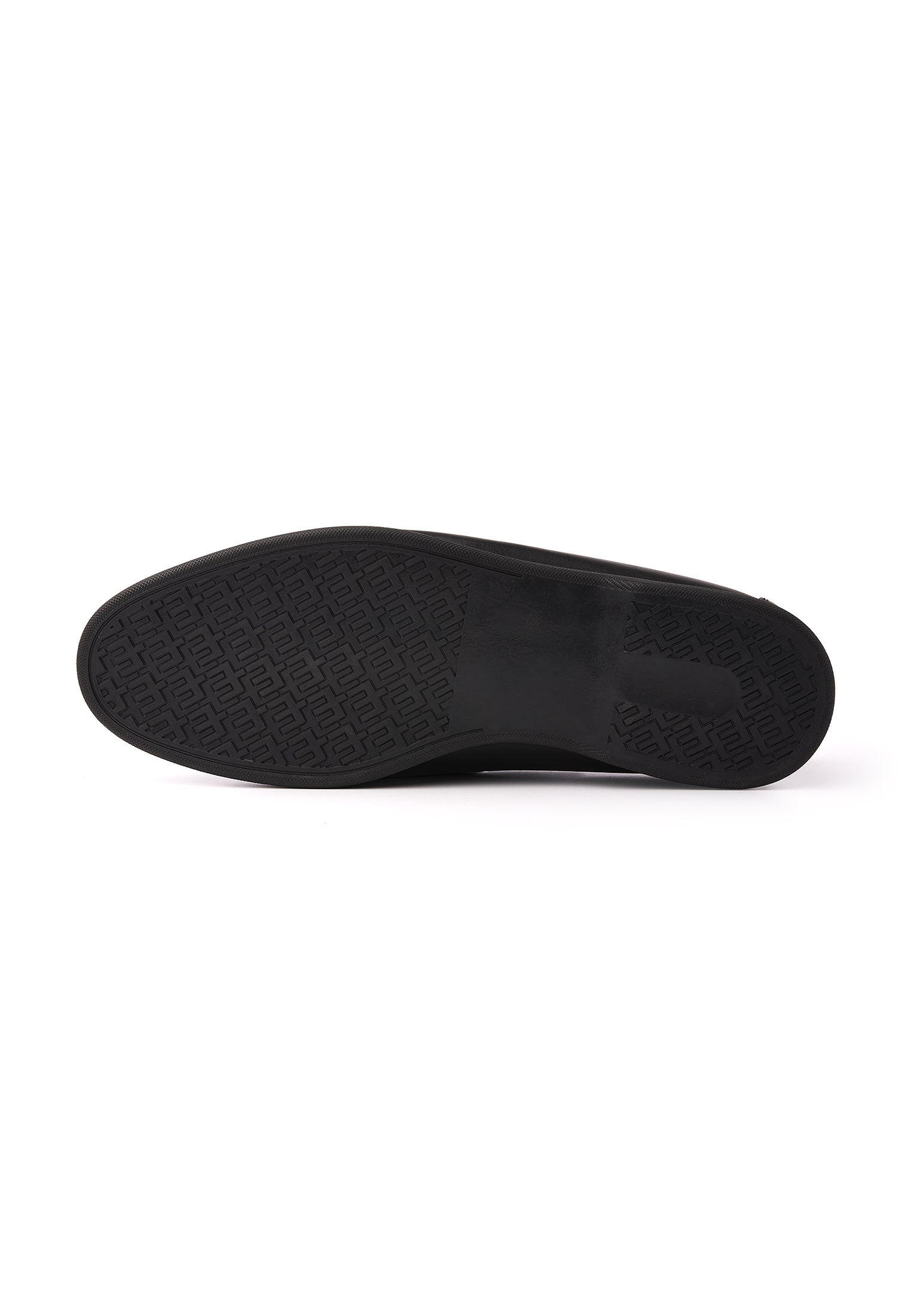 Zwart gladleren Riva bootschoen