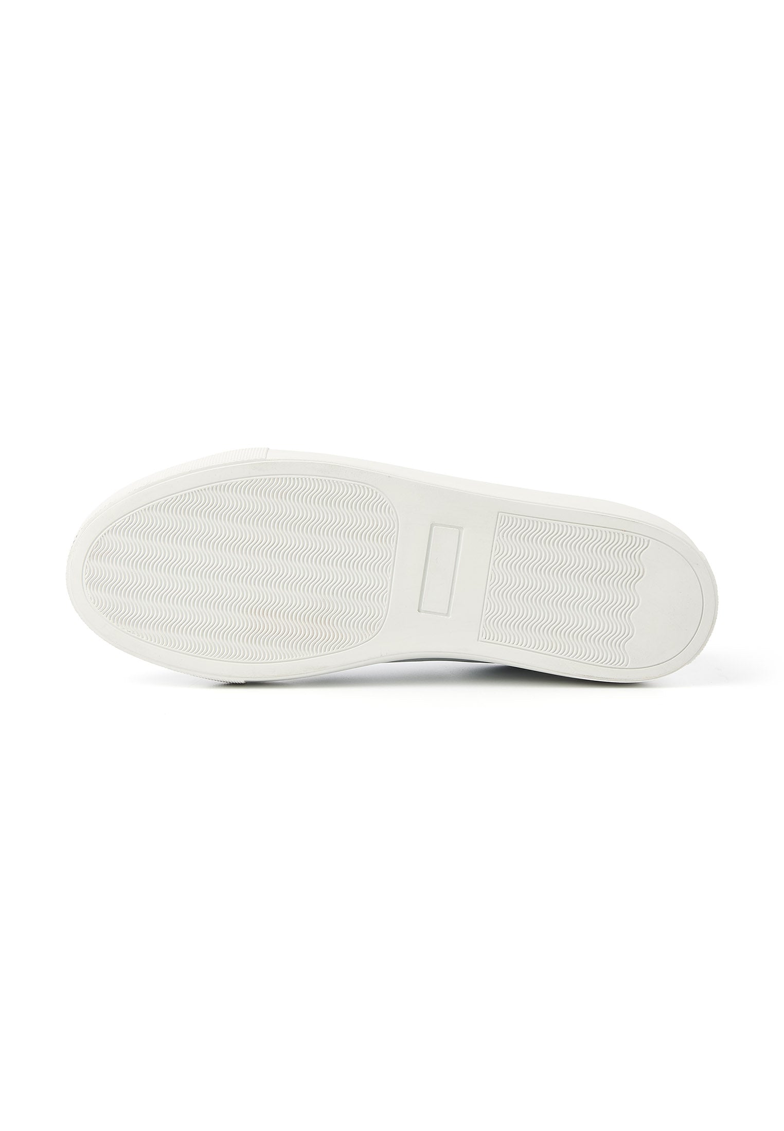 Wit gladleren Ace sneaker