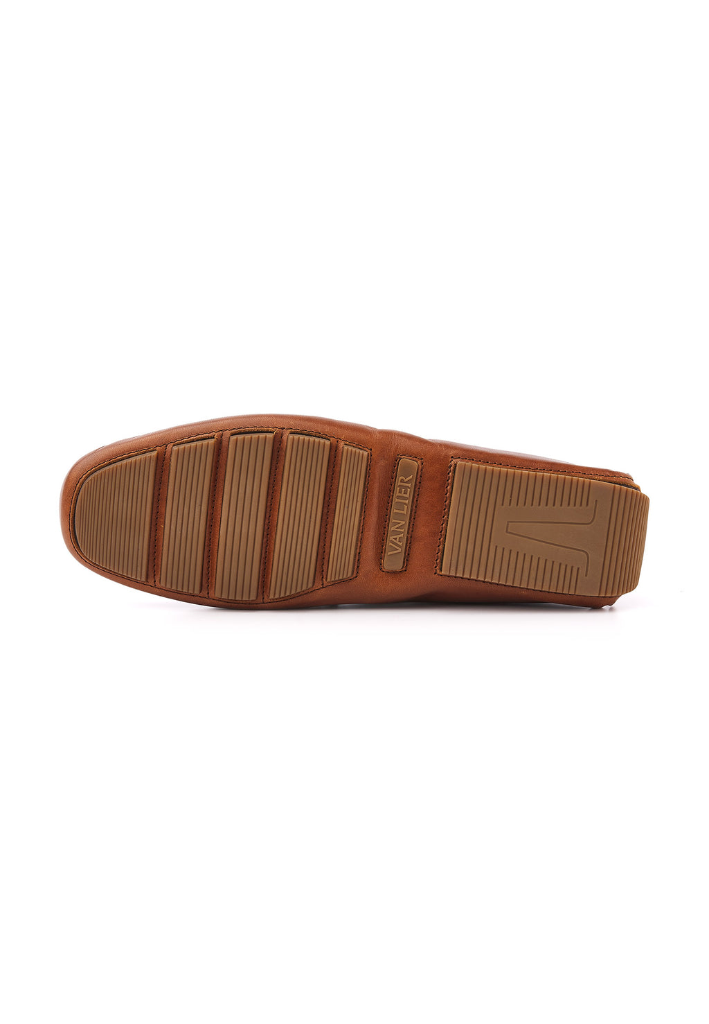 Cognac volnerf leren Mocassin