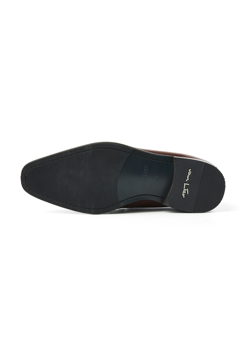 Cognac gladleren Rhodes loafer