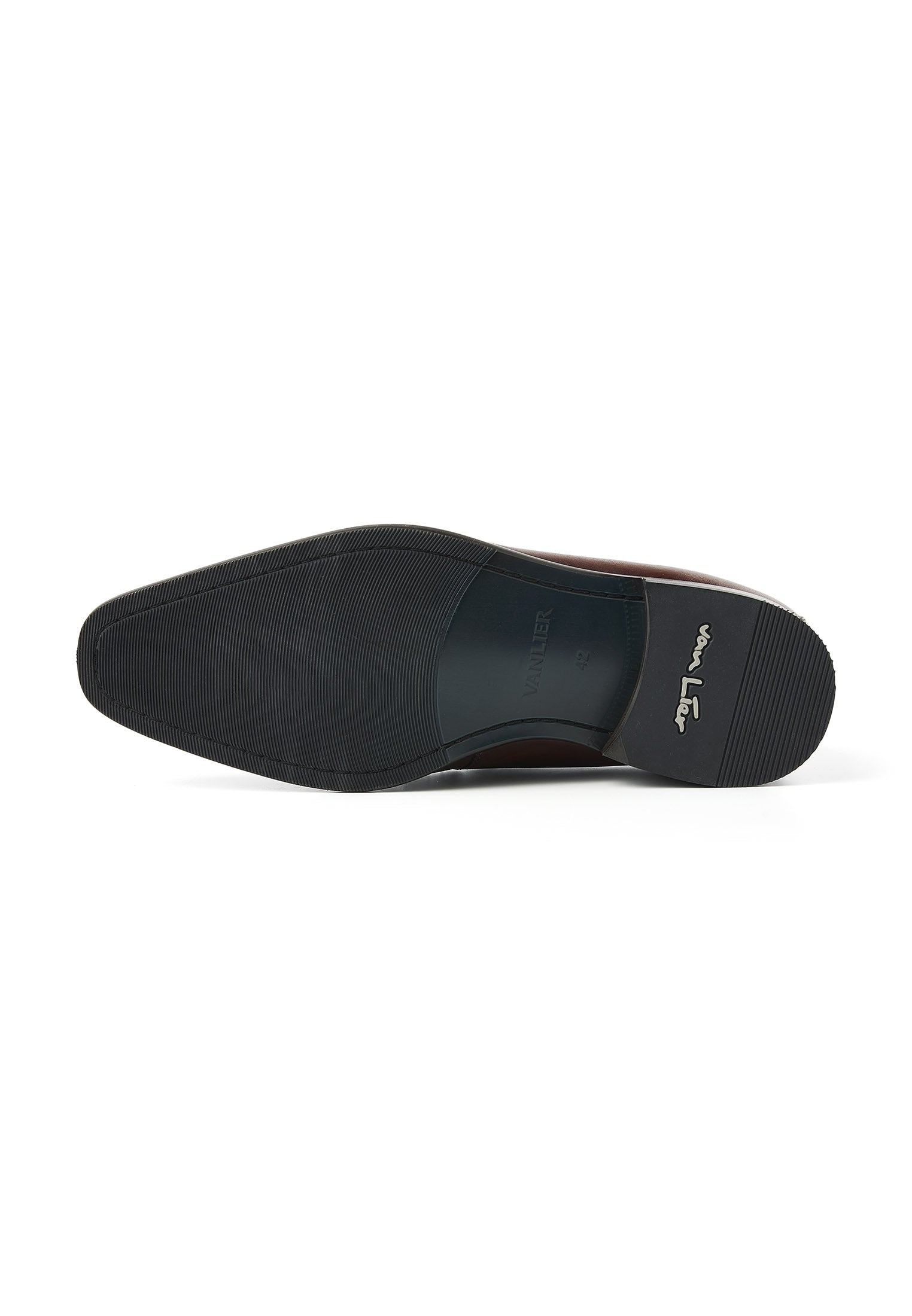 Cognac gladleren Rhodes loafer